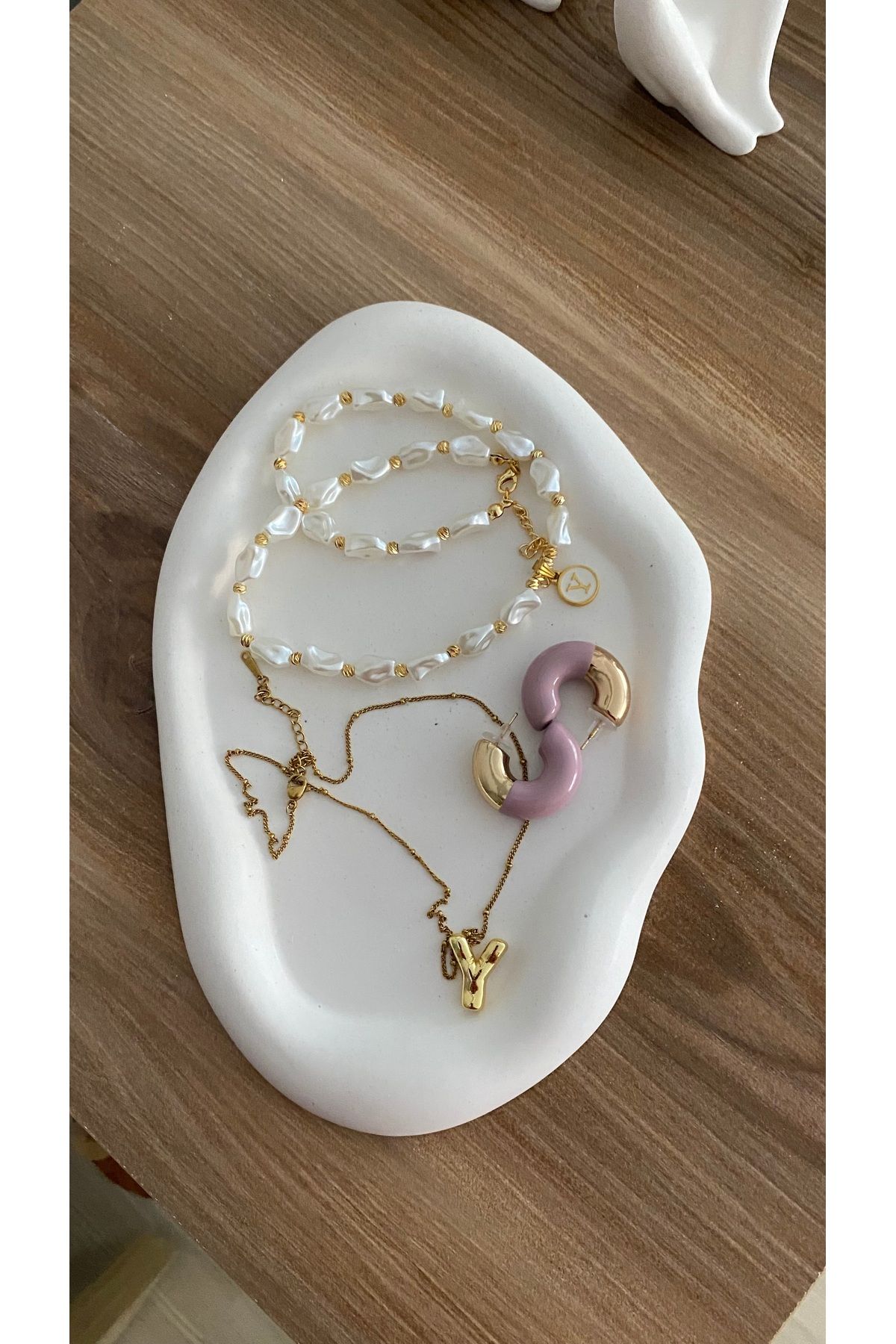 so'lis collection Bohem Alçı Takı Kasesi