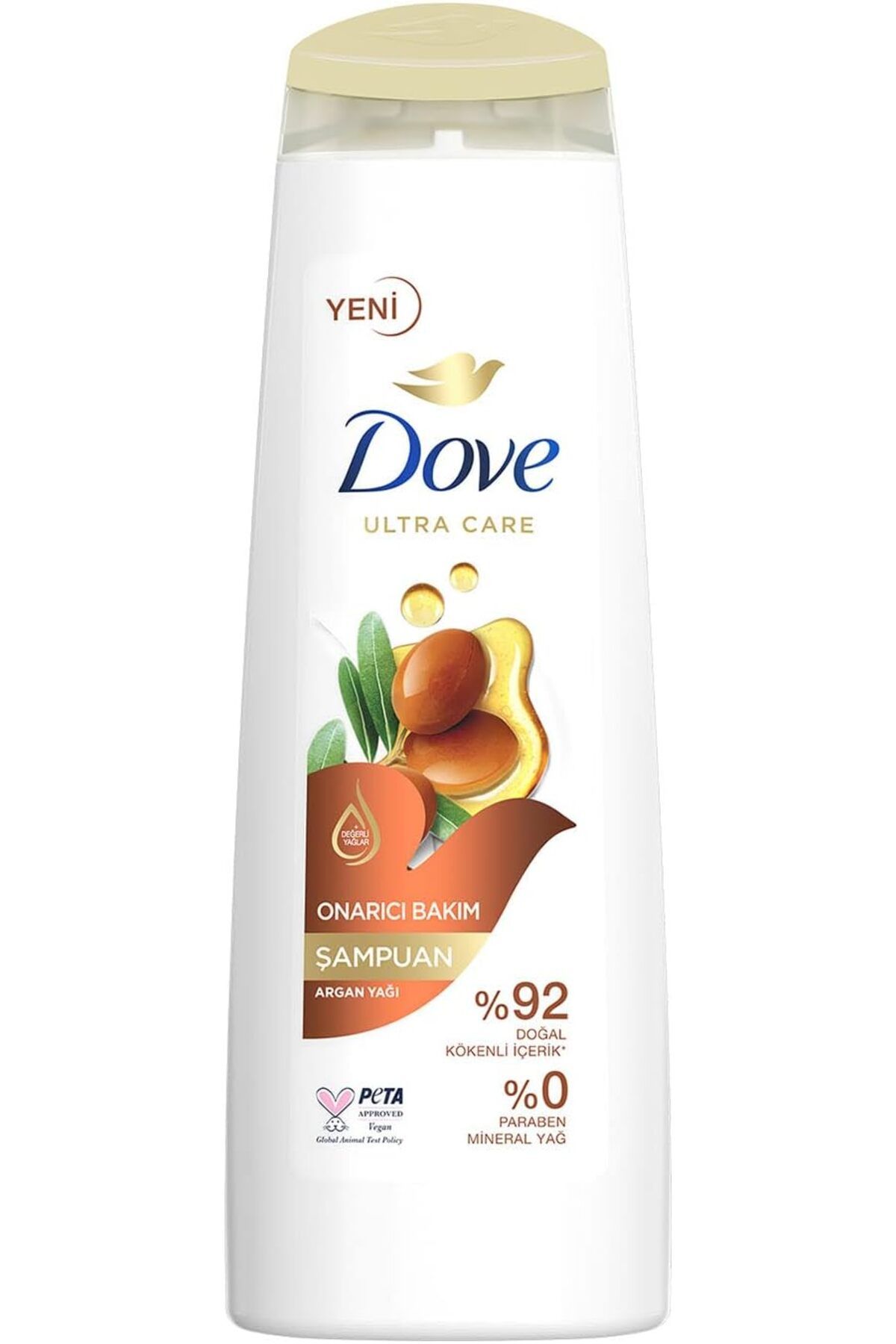 DOVELED Dove Ultra Care Saç Bakım Şampuanı Onarıcı Bakım Argan Yağı 400 ml