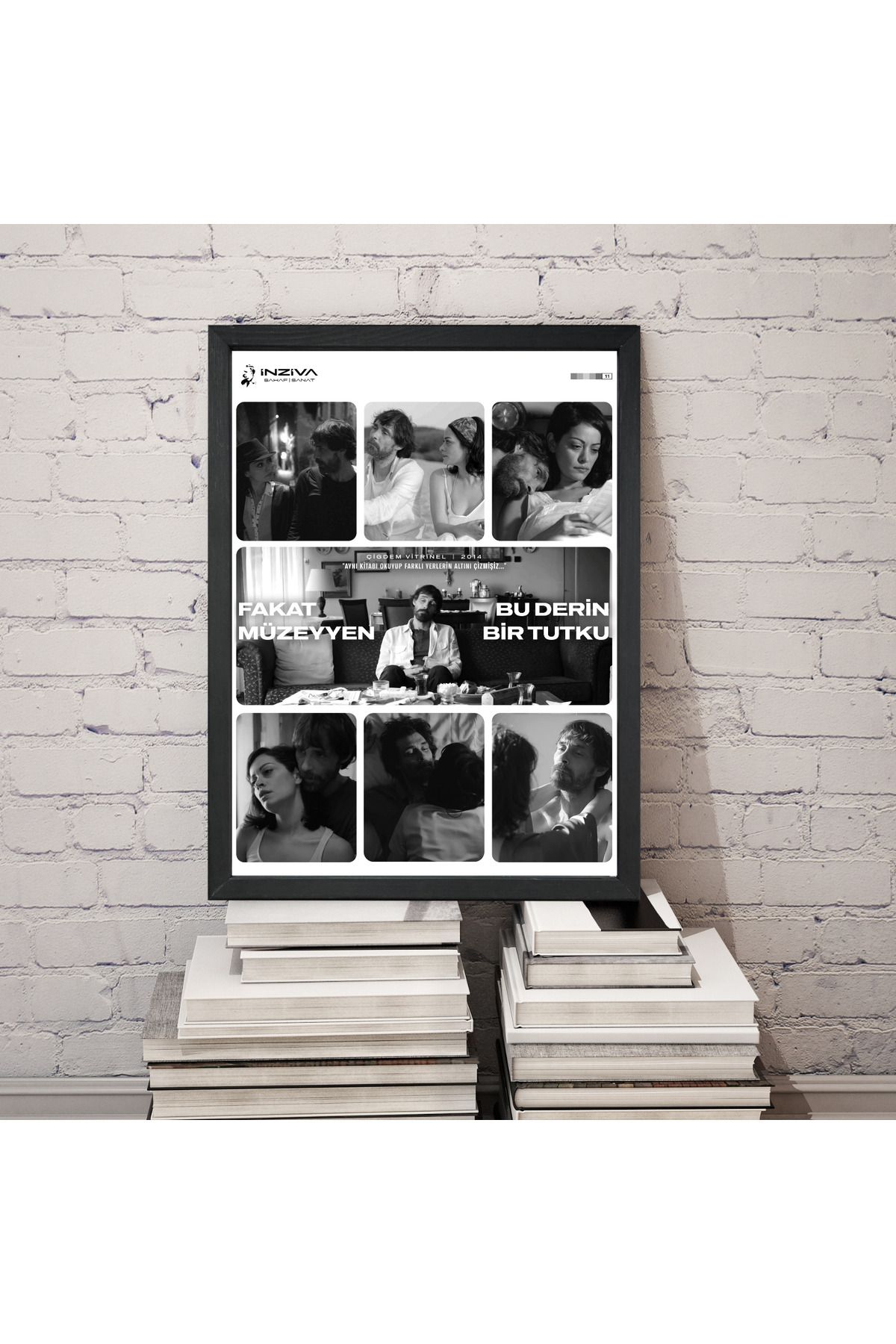Home Fakat Müzeyyen Bu Derin Bir Tutku 30x40 Cm Çerçeveli Film Tasarımlı Poster
