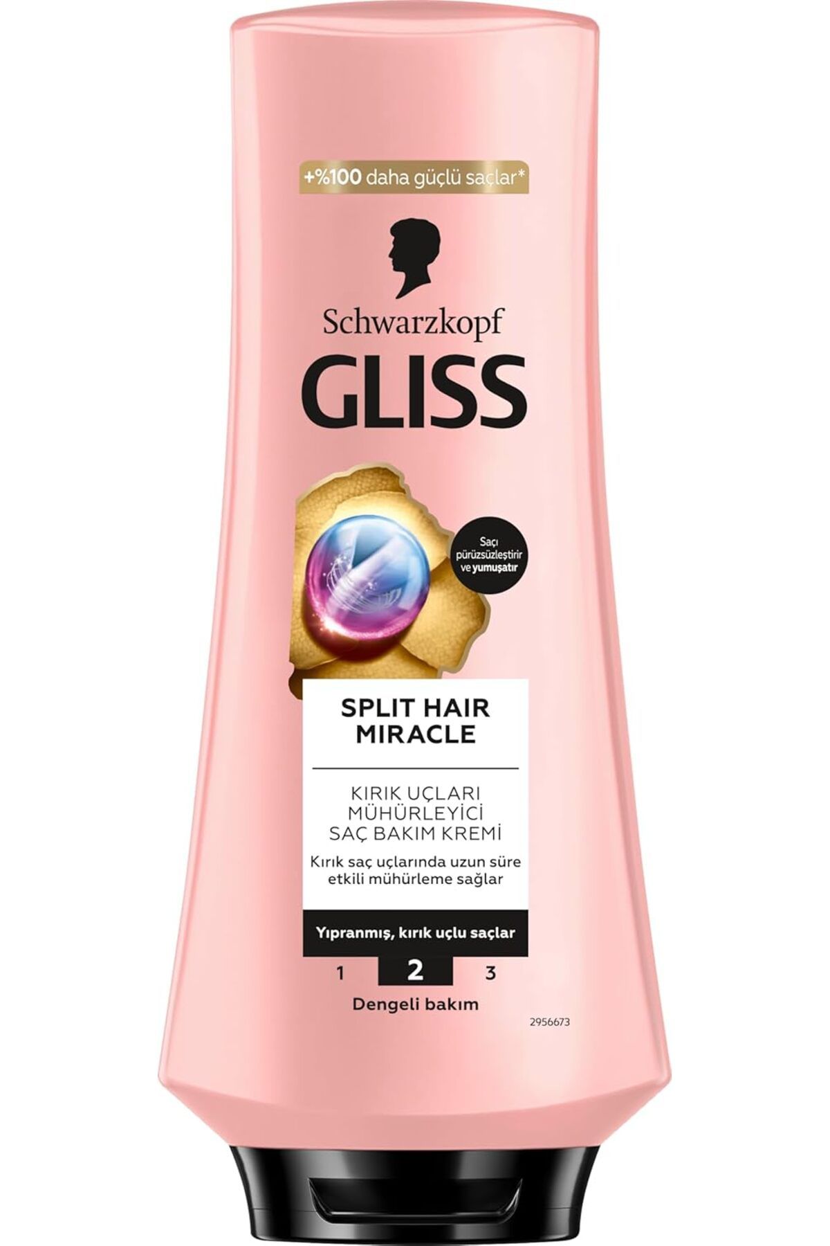 Glissa Gliss Split Hair Miracle Kırık Uçları Mühürleyen Saç Bakım Kremi 360 ml
