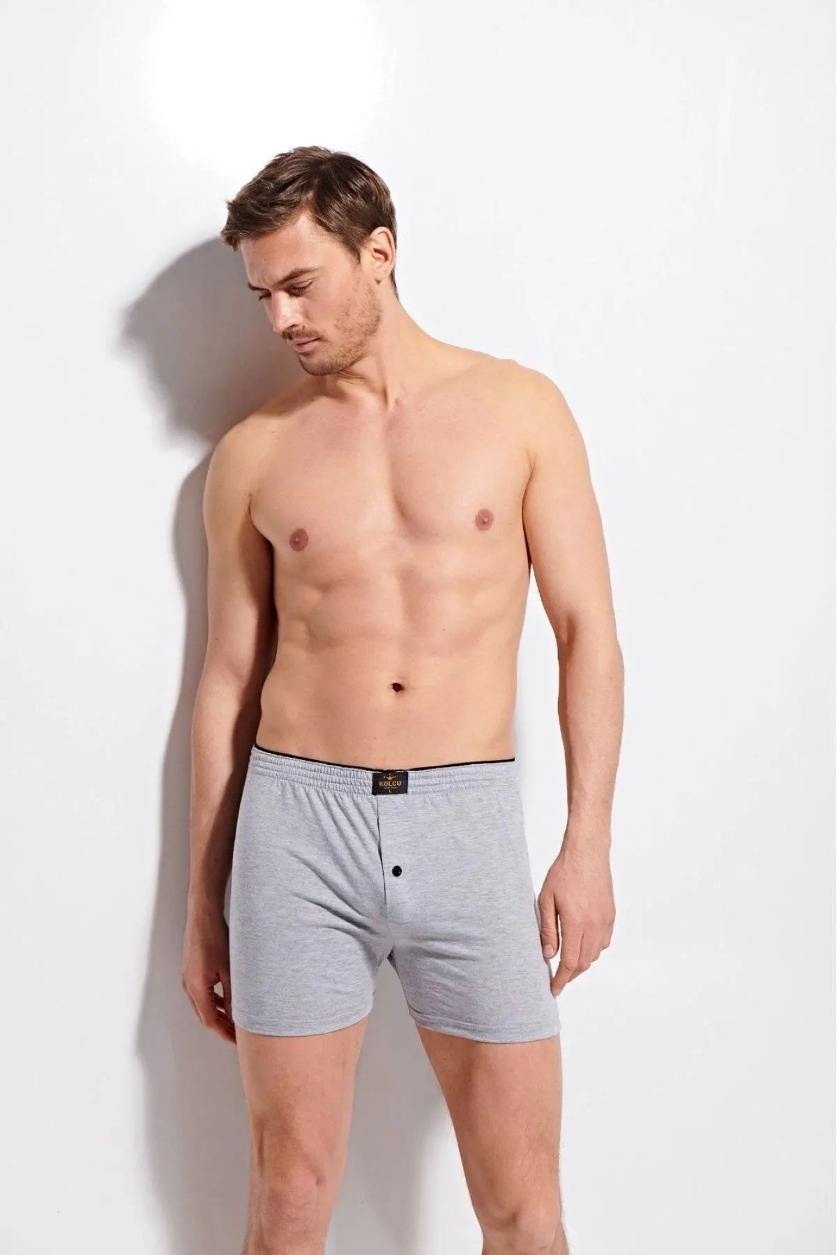 NaturaAlp Önü Düğmeli Erkek Havlu Bel Boxer