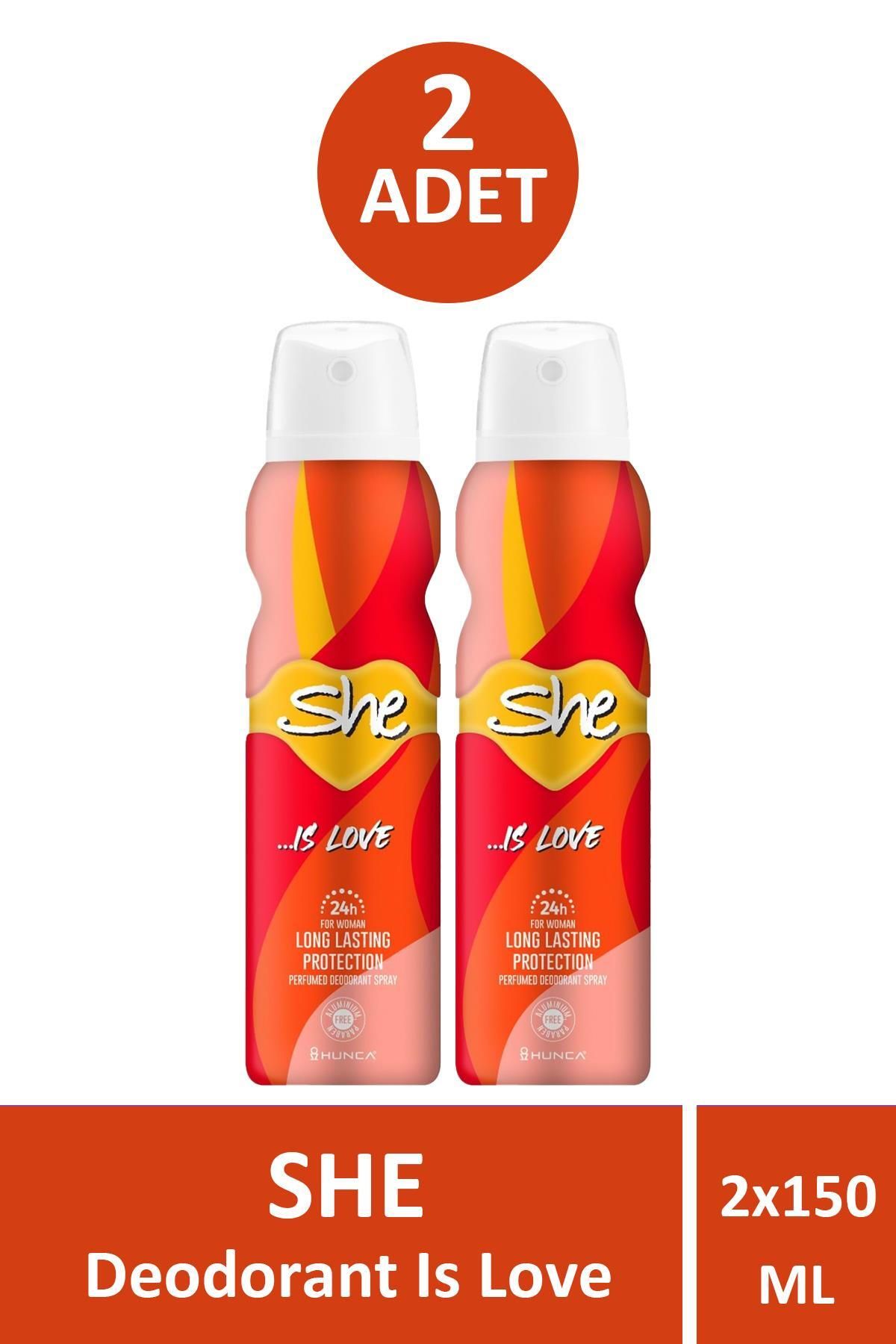 Seddar Collection She Is Love Deodorant 150 ml 2 Adet