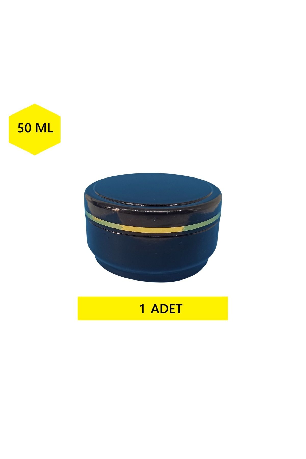 demethome 50 Ml Boş Pomat-krem-kozmetik Kutusu 50 cc Plastik Krem Kavanozu 1-5-10-25-50-100-250 Adet Şeçenekli
