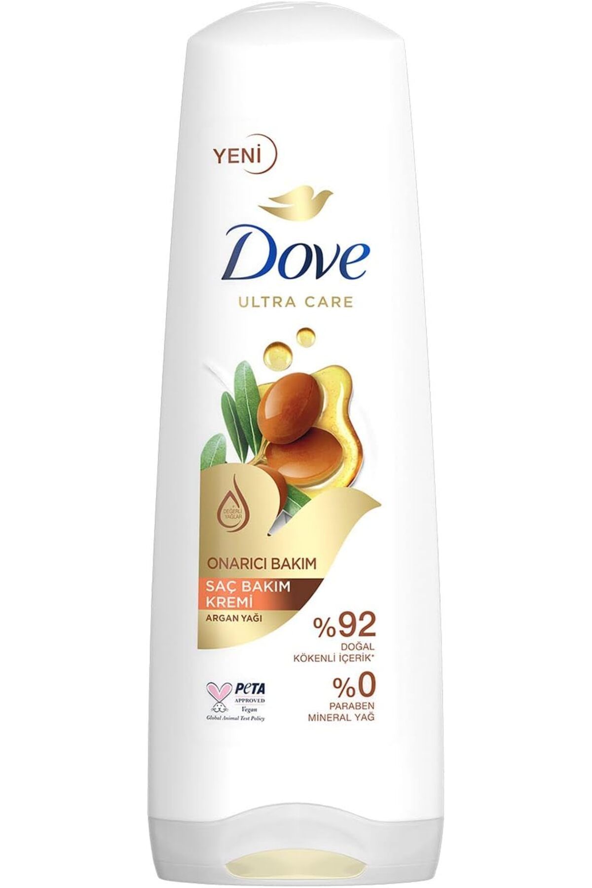 DOVELED Dove Ultra Care Saç Bakım Kremi Onarıcı Bakım Argan Yağı 350 ml