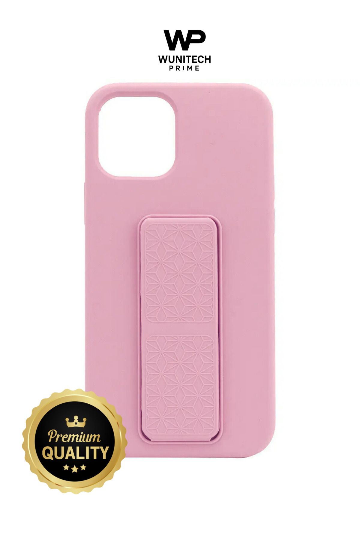 WUNİT Apple Iphone 13-14 Uyumlu Stantlı Renkli Silikon kılıf
