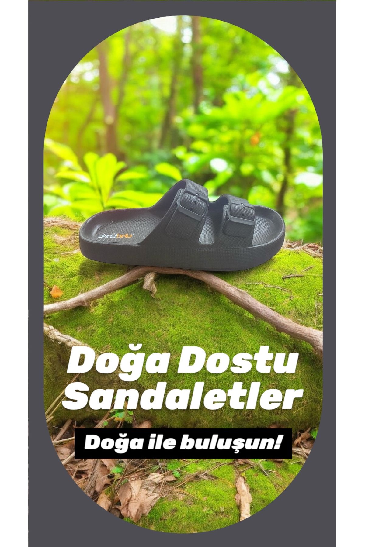 Akınal Bella Konay 282 çift Tokal’ı Eva büyük numara terlik