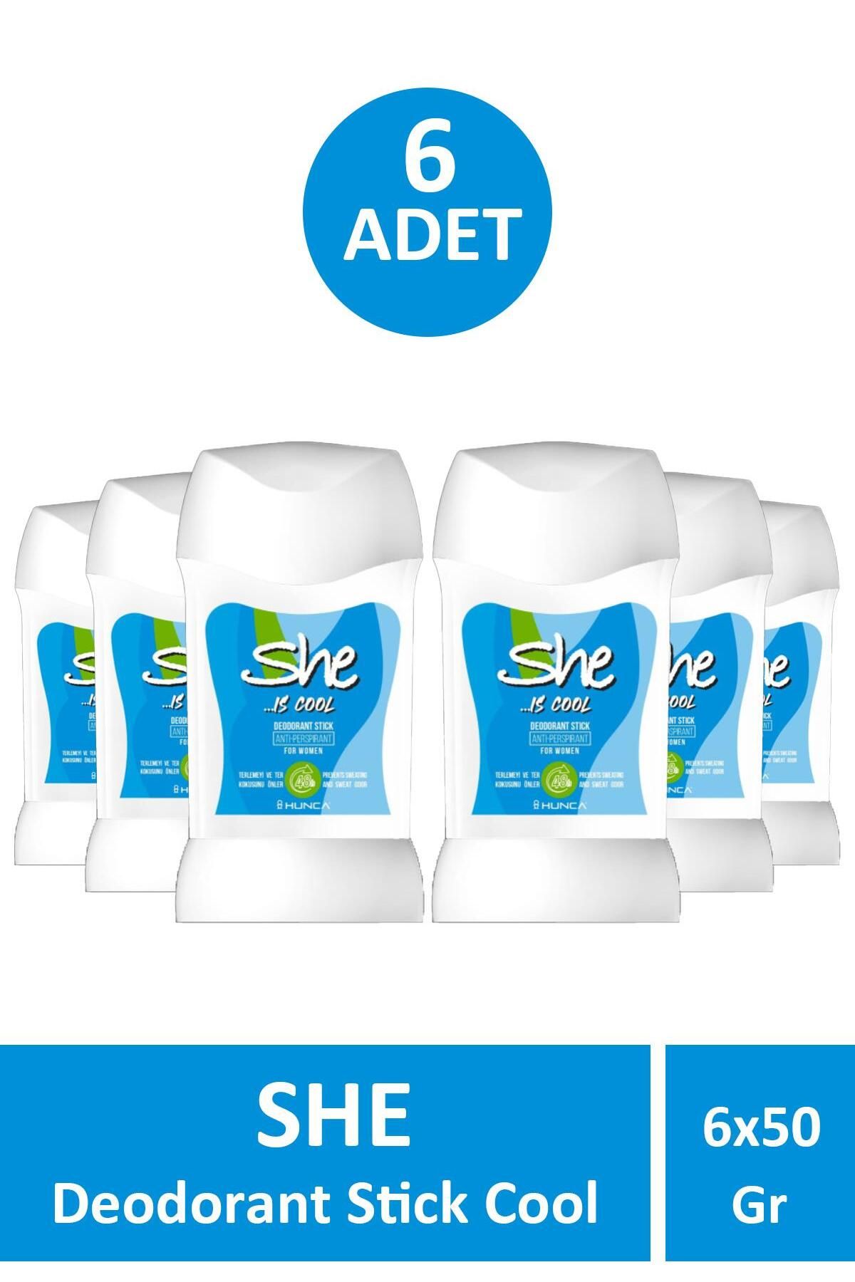 Seddar Collection She Cool Deodrant Stick For Women 50 gr 6 Adet