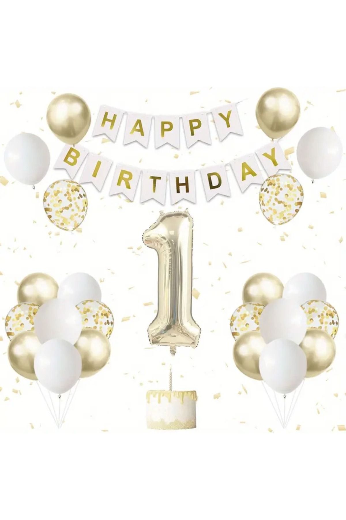 Mini Parti MİNİ PARTY STORE 1 YAŞ BALON SETİ