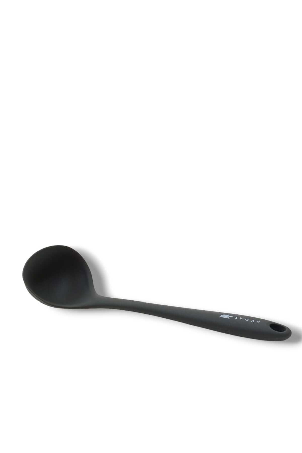 cephome güvenilir alışverişin adresi silikon kepçe gri (28cm) 1 ADET