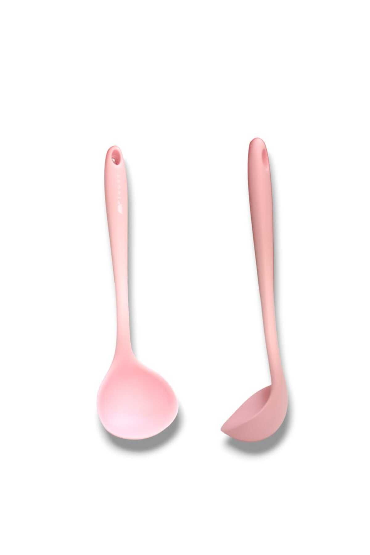 cephome güvenilir alışverişin adresi silikon kepçe pembe (28cm) 1 ADET