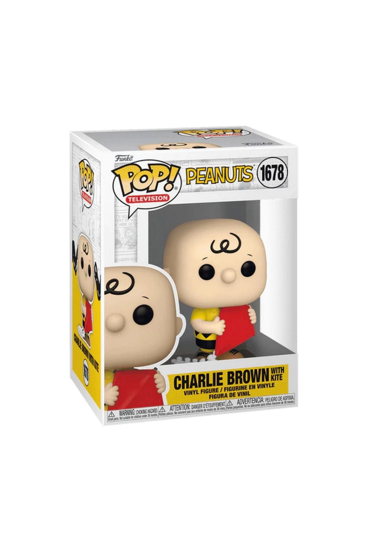 NW NessiWorld Nessiworld Funko POP Animation: Peanuts - Charlie Brown with Kite