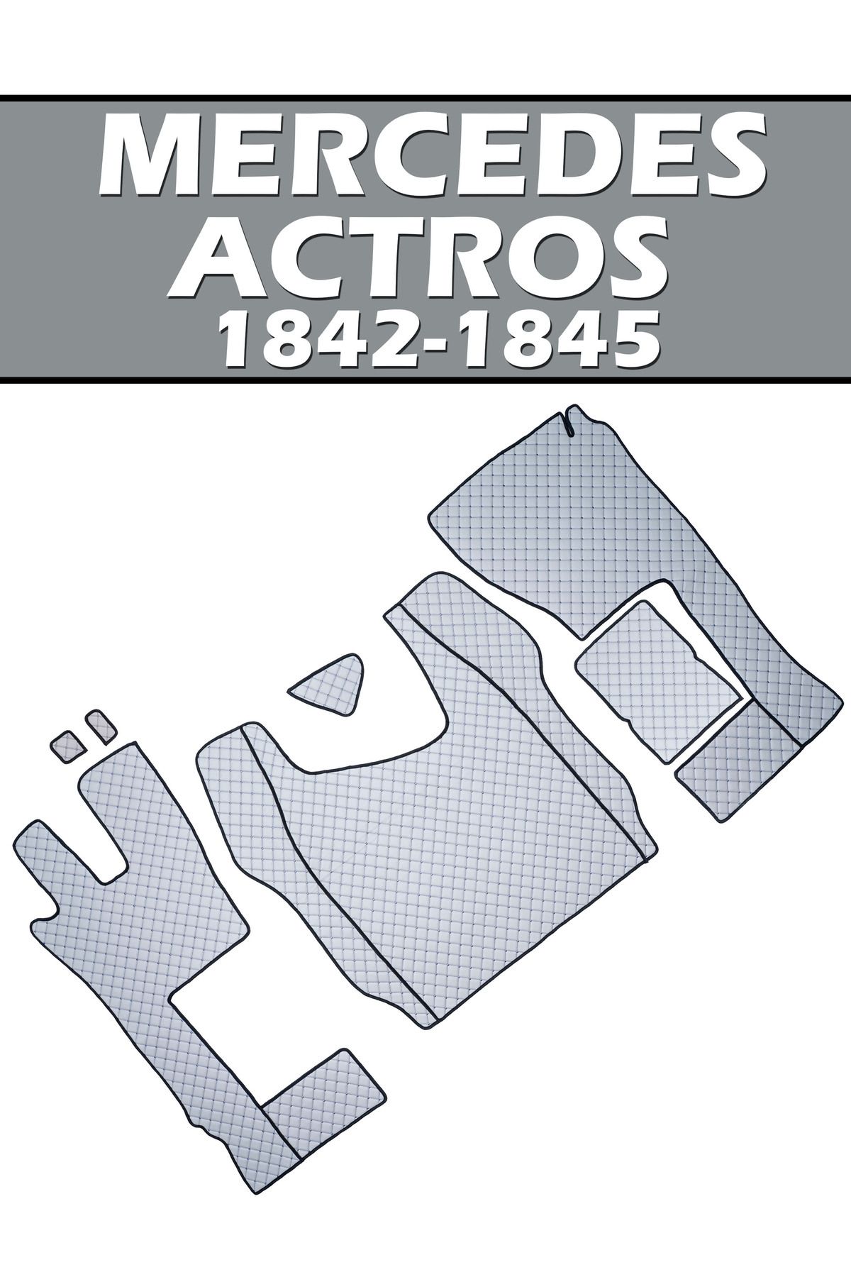 VIPTIRSHOP MERCEDES ACTROS 1842-1845 (2016-2024) (MOTOR ÜSTÜ YÜKSEK MODEL) DERİ KAPİTONE PASPAS