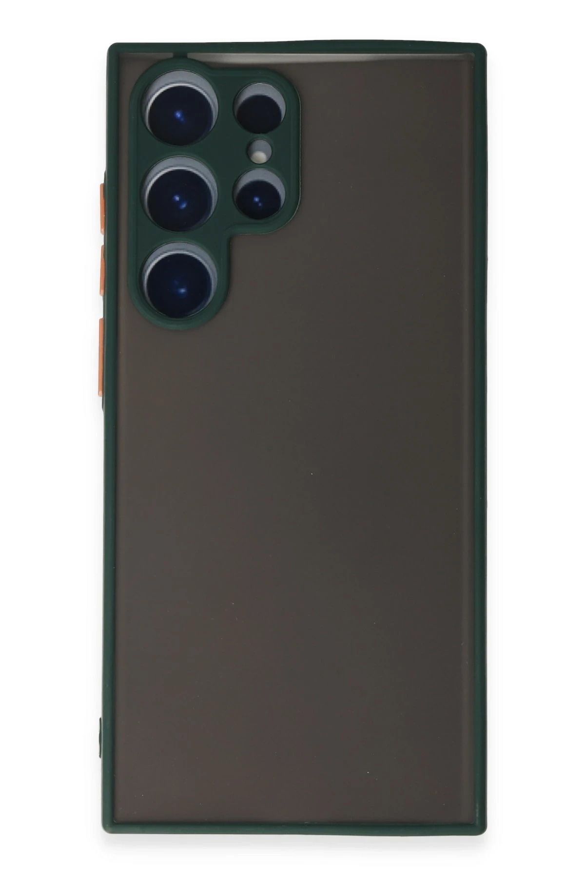 CepteToptan Samsung Galaxy S22 Ultra Kılıf Montreal Silikon Kapak - Yeşil