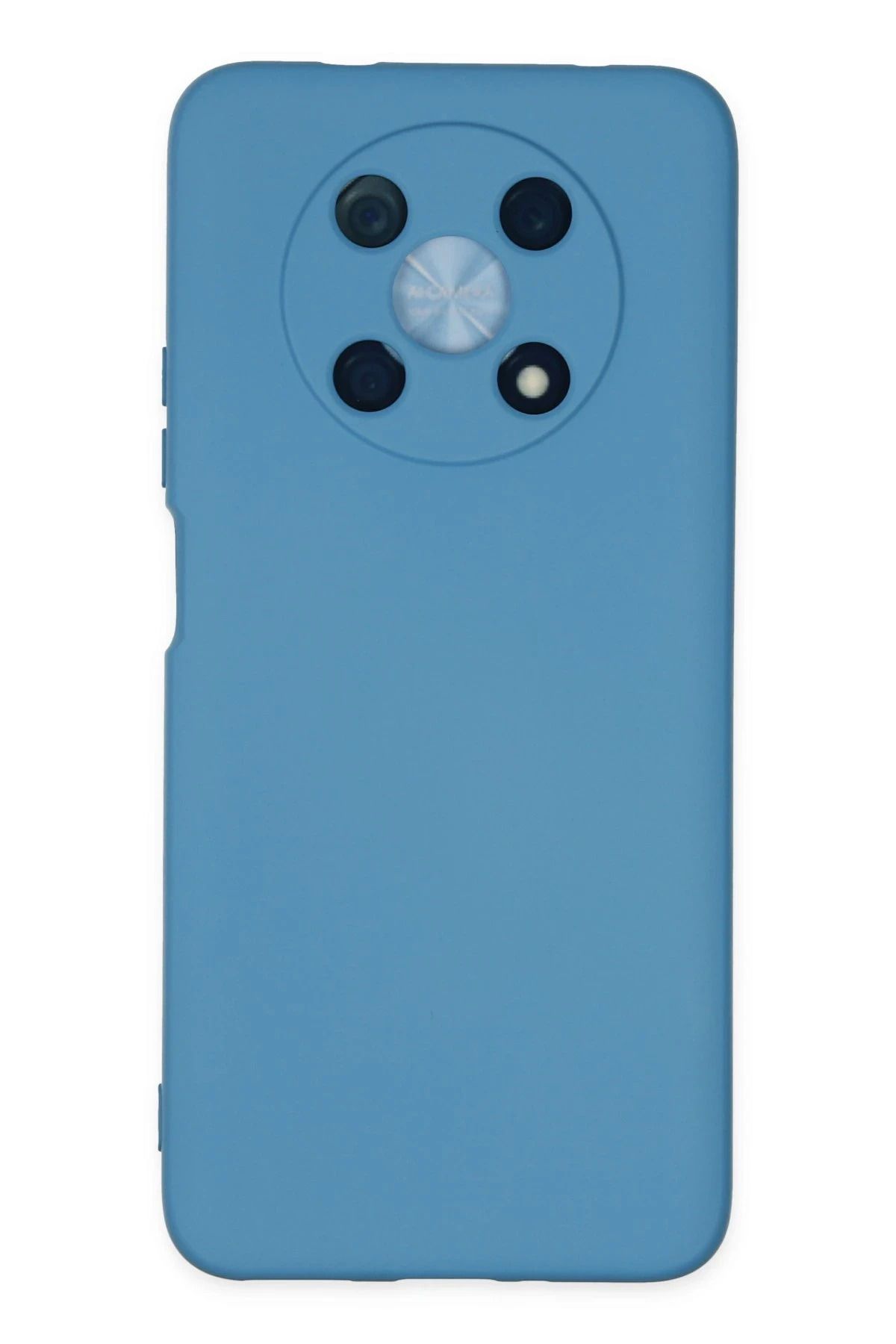 CepteToptan Huawei Nova Y90 Kılıf Nano içi Kadife Silikon - Mavi