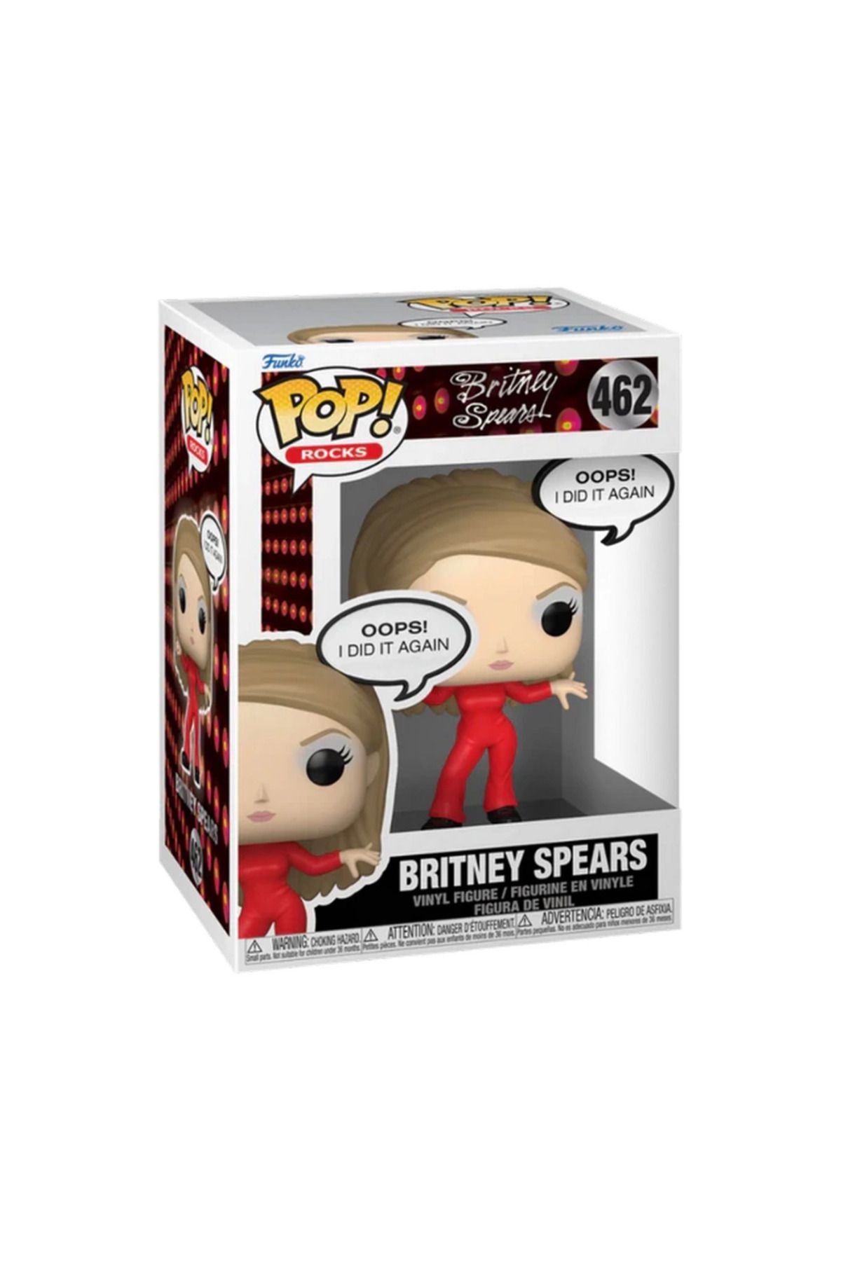 NW NessiWorld Nessiworld Funko POP Rocks Sayings: Britney Spears - Oops, I Did it Again