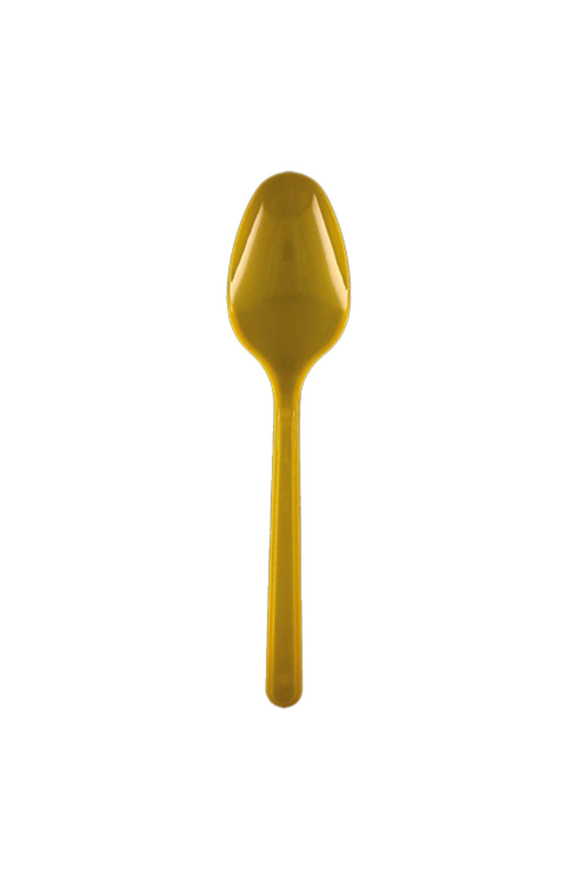 KOLİTÜRK Gold Parti Lüx Plastik Kaşık 25'li Paket - Koli İçi 80 Paket