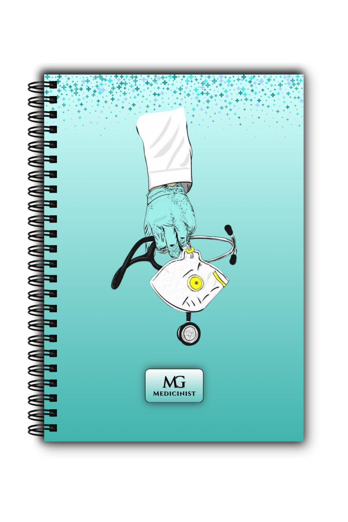 MG Medicinist-Medical Notebook A5 - Doctor - Vellum Sheets - 80 Sheets 1