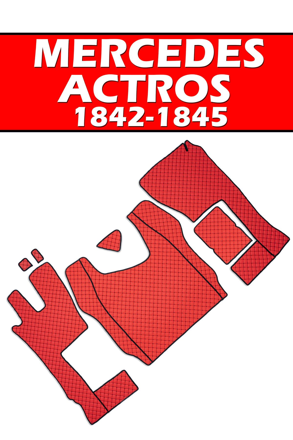 VIPTIRSHOP MERCEDES ACTROS 1842-1845 (2016-2024) (MOTOR ÜSTÜ YÜKSEK MODEL) DERİ KAPİTONE PASPAS