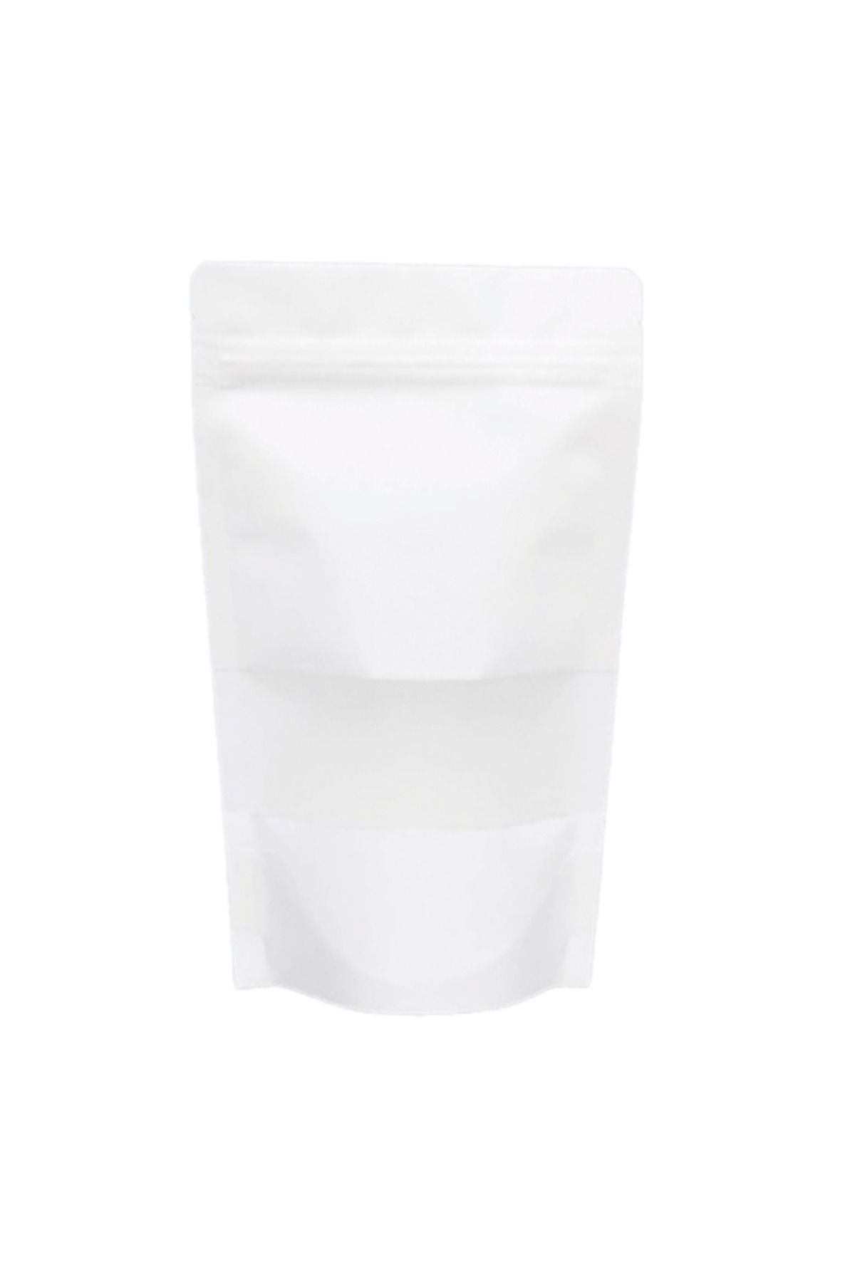 KOLİTÜRK 13*22 ,5 CM KUŞE BEYAZ PENCERELİ KRAFT DOYPACK PAKET 50 ADET - KOLİ İÇİ 2000 ADET