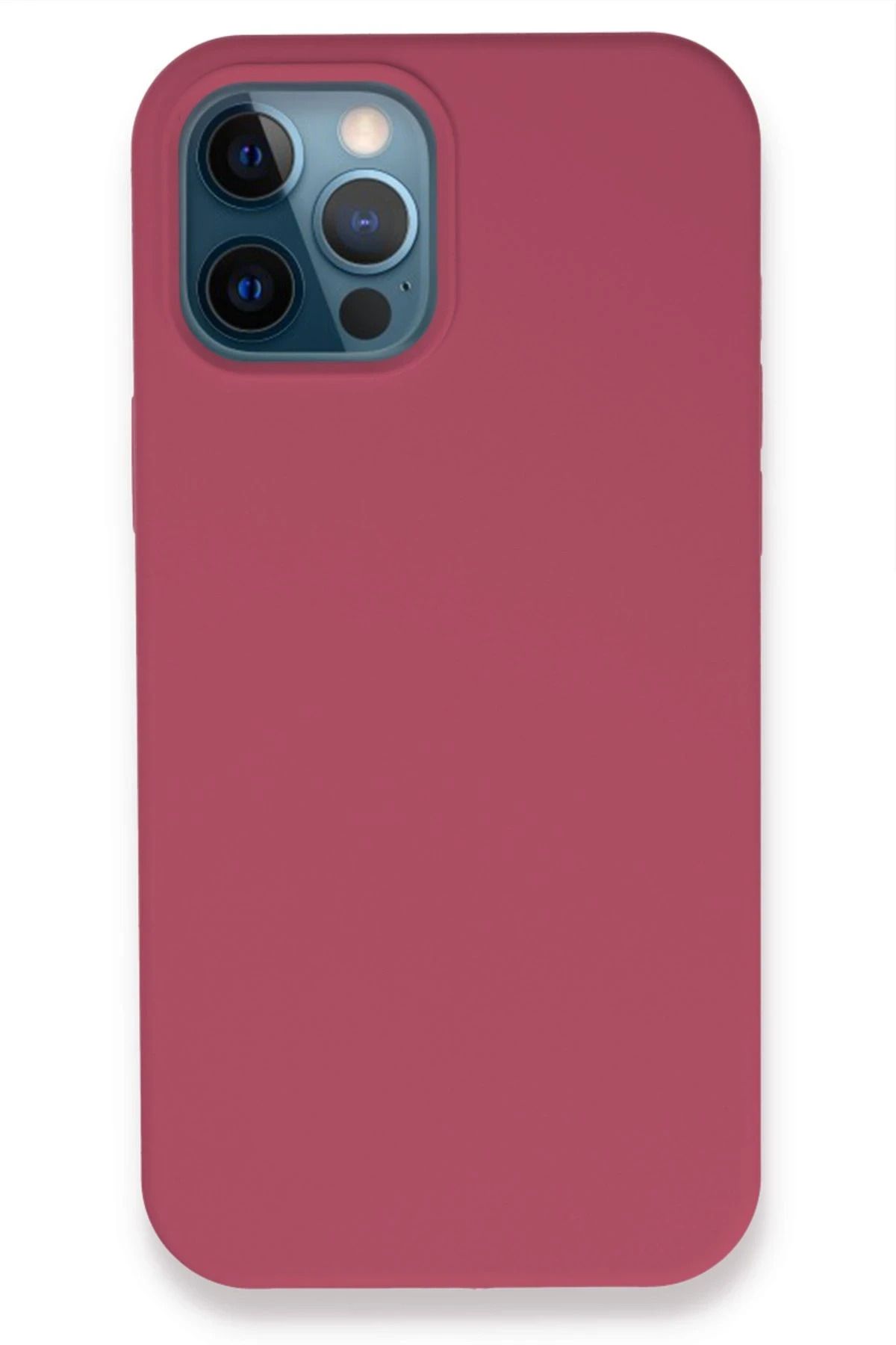 CepteToptan iPhone 12 Pro Kılıf Lansman Legant Silikon - Fuşya