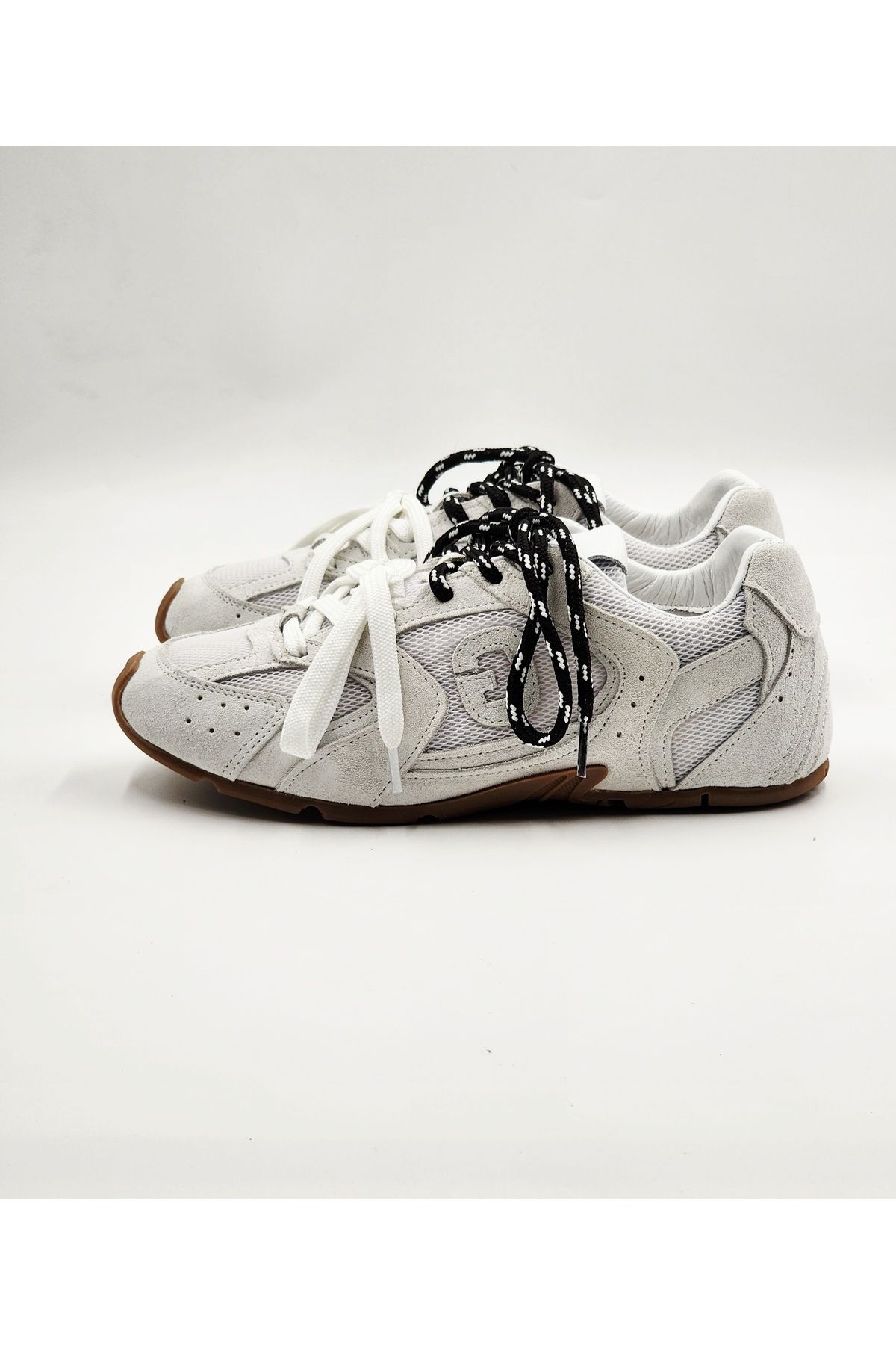 Ega ayakkabı Kadın hakiki süet sneaker