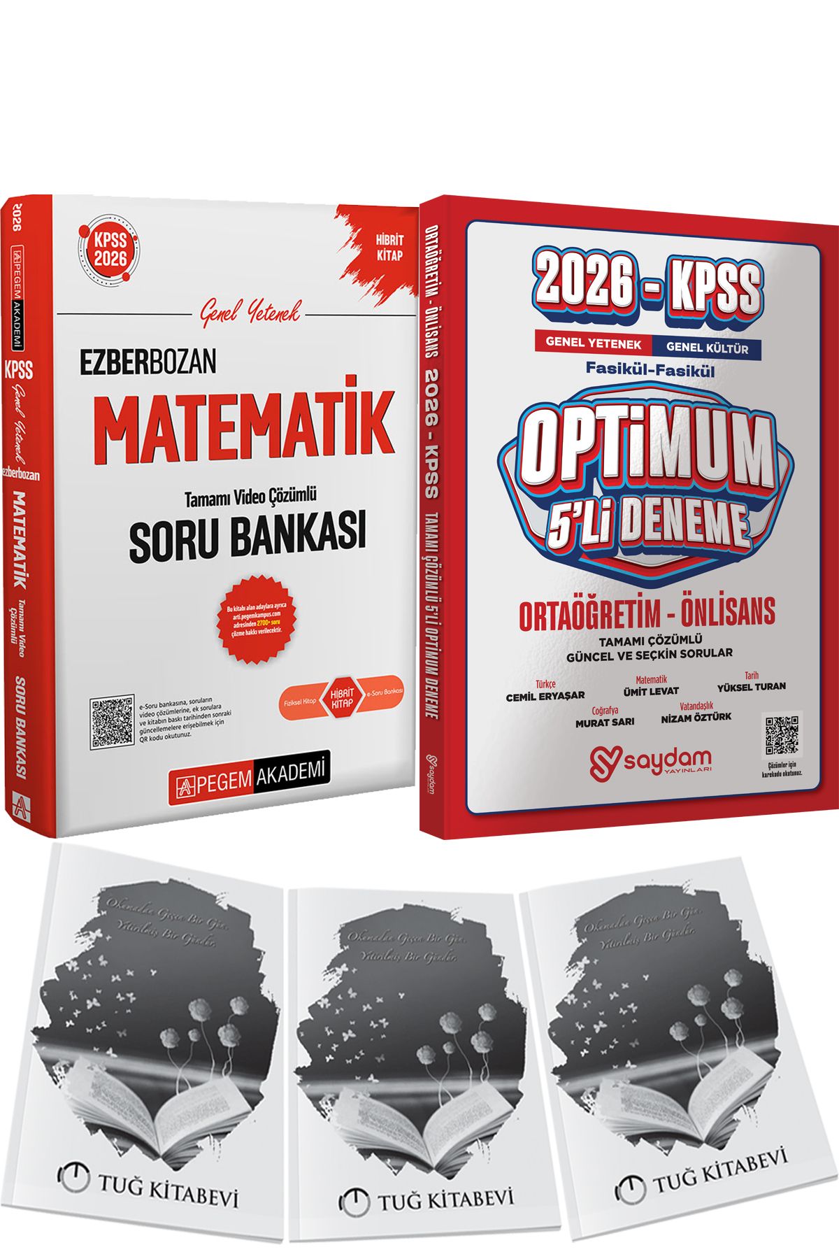 Pegem Akademi Yayıncılık 2026 KPSS Genel Yetenek Genel Kültür Ezberbozan Matematik Çözümlü Soru - Optimum 5 Deneme