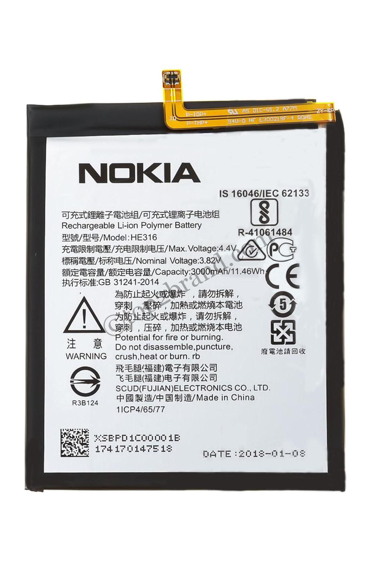 indirimplus Nokia 6 he316 Batarya Pil Nokia 6 he316