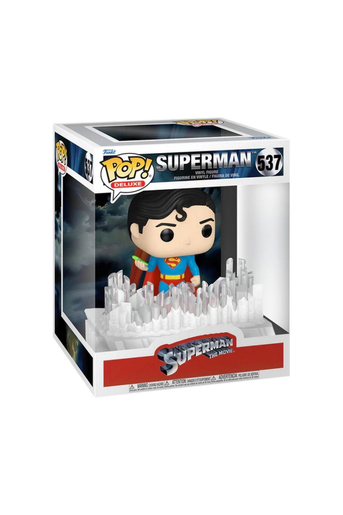 NW NessiWorld Nessiworld Funko POP DC Deluxe: Superman with Crystal (1978)