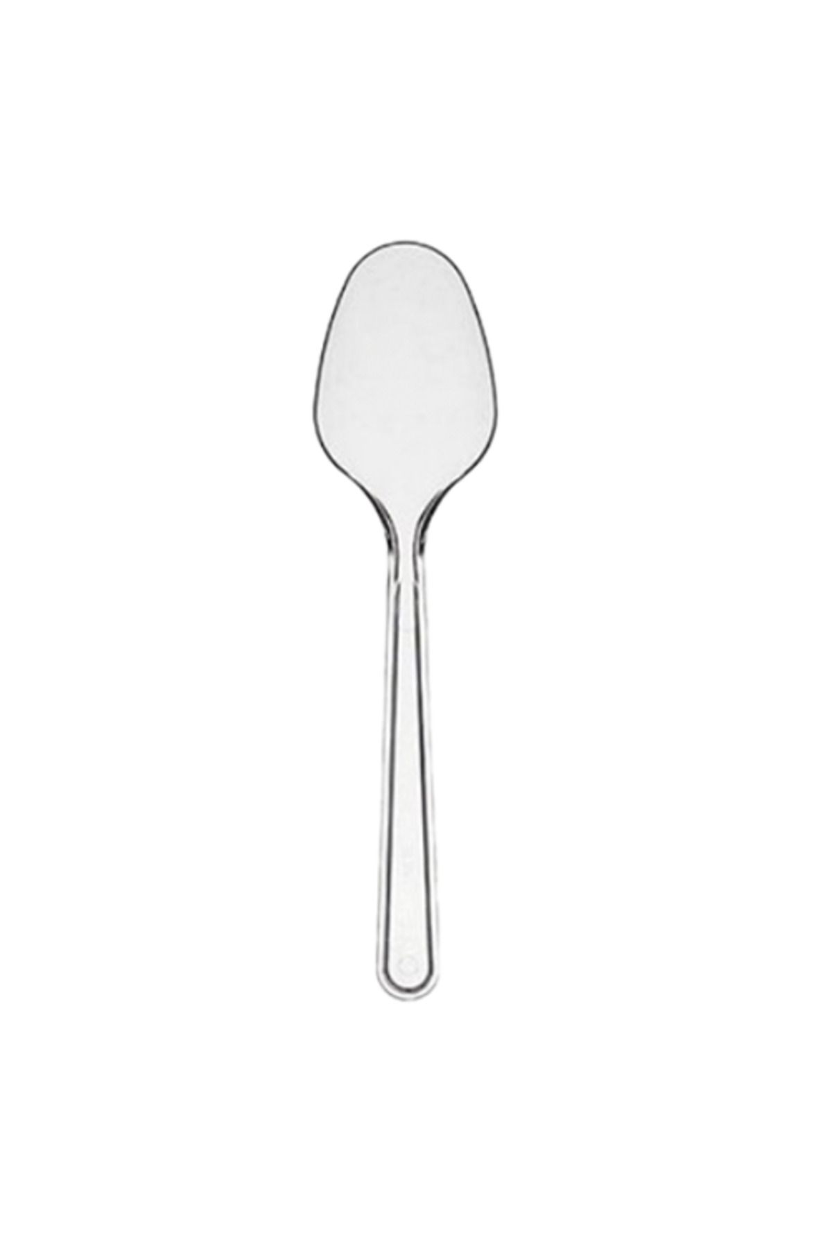 KOLİTÜRK Kristal Plastik Lüx Kaşık 50'li Paket - Koli İçi 60 Paket