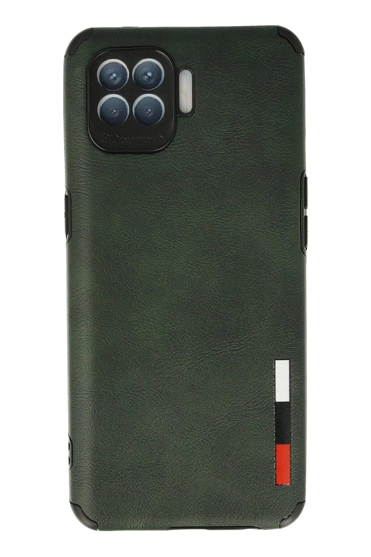 CepteToptan Oppo Reno 4 Lite Kılıf Loop Deri Silikon - Yeşil