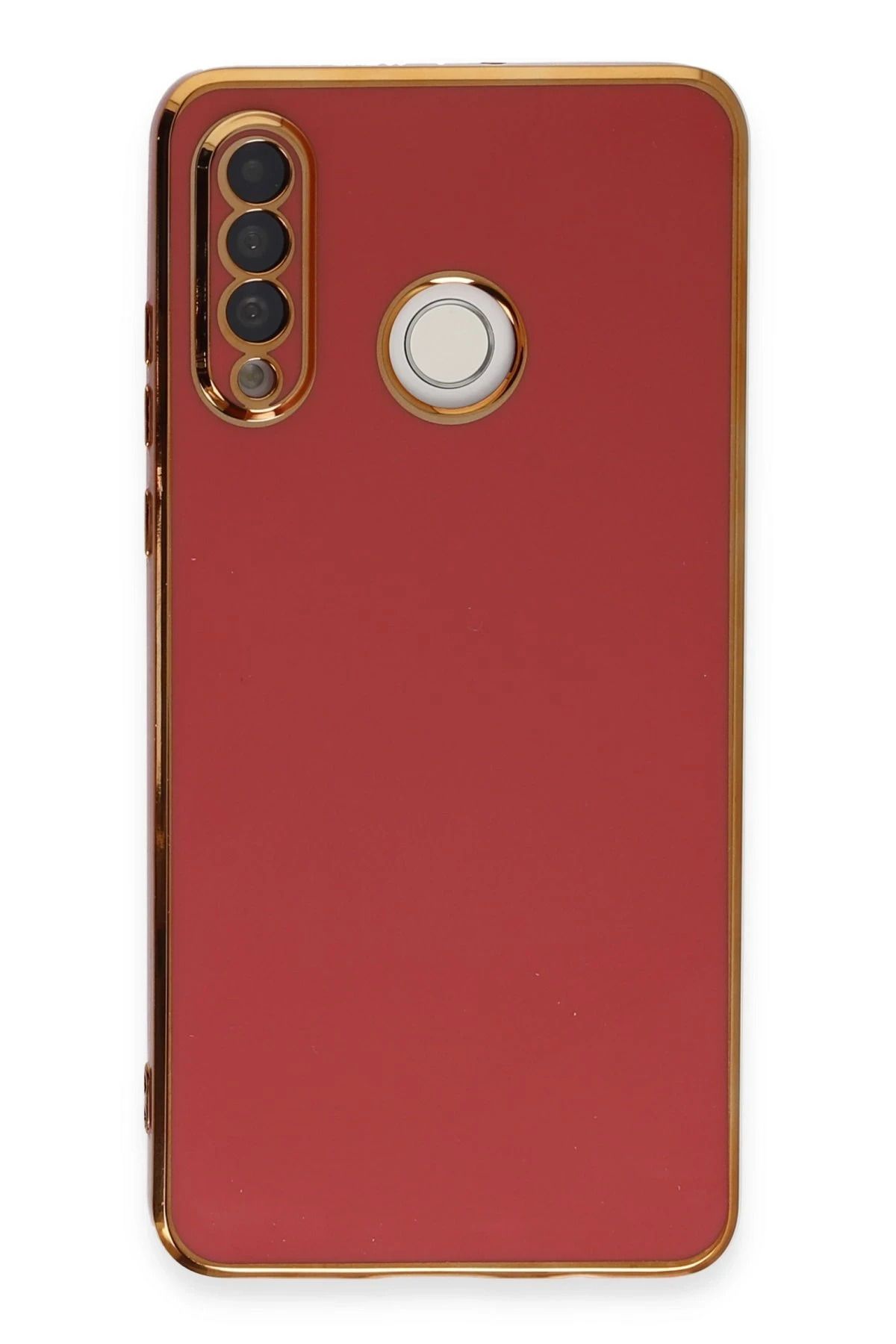 CepteToptan Huawei P30 Lite Kılıf Volet Silikon - Kırmızı