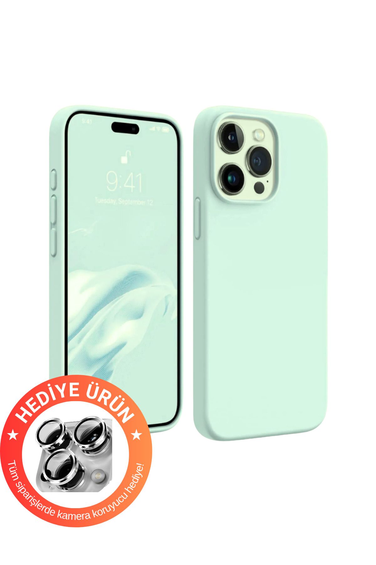 WUNİT Iphone 15 PRO MAX Uyumlu Içi Kadife Koruyucu Hediyeli Lansman Kılıf