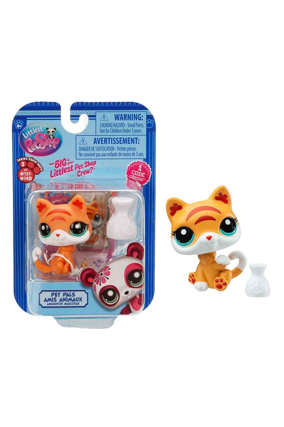 TOYFEST Littlest Pet Shop Minişler Tekli Paket Seri : 3 - NO :132 - Kedi