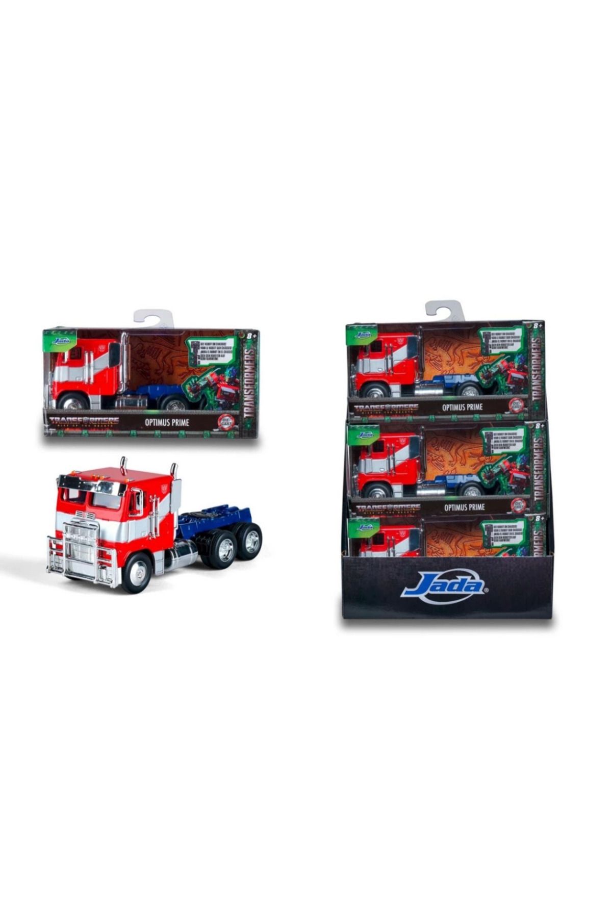 NW NessiWorld Nessiworld Jada 1/32Transformers T7 Optimus Prime Truck