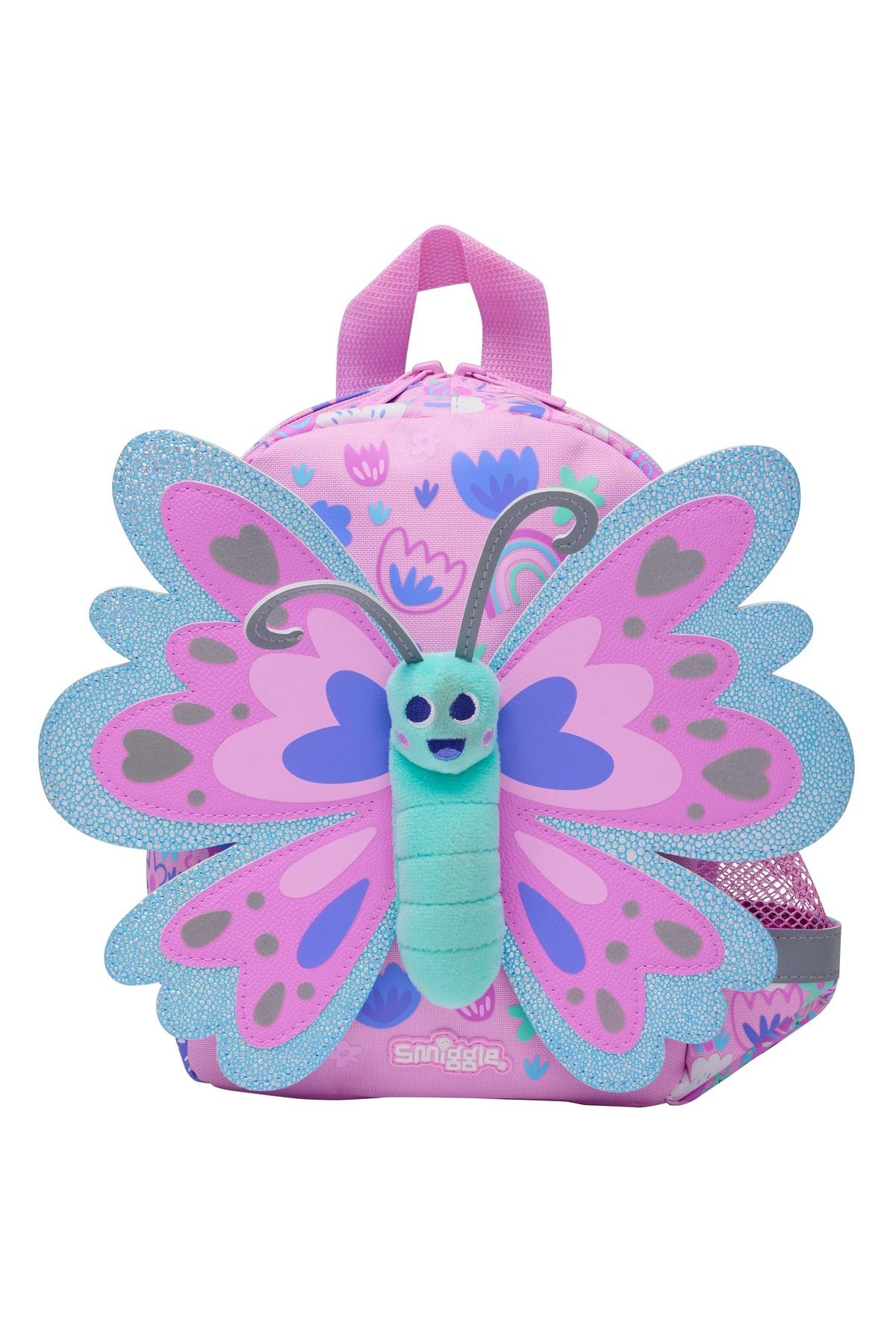 SMIGGLE 3D Boyutlu Kelebek Detaylı Çıkarılabilir Kayışlı Kreş Boy Sırt Çantası 4.5 L Kapasite