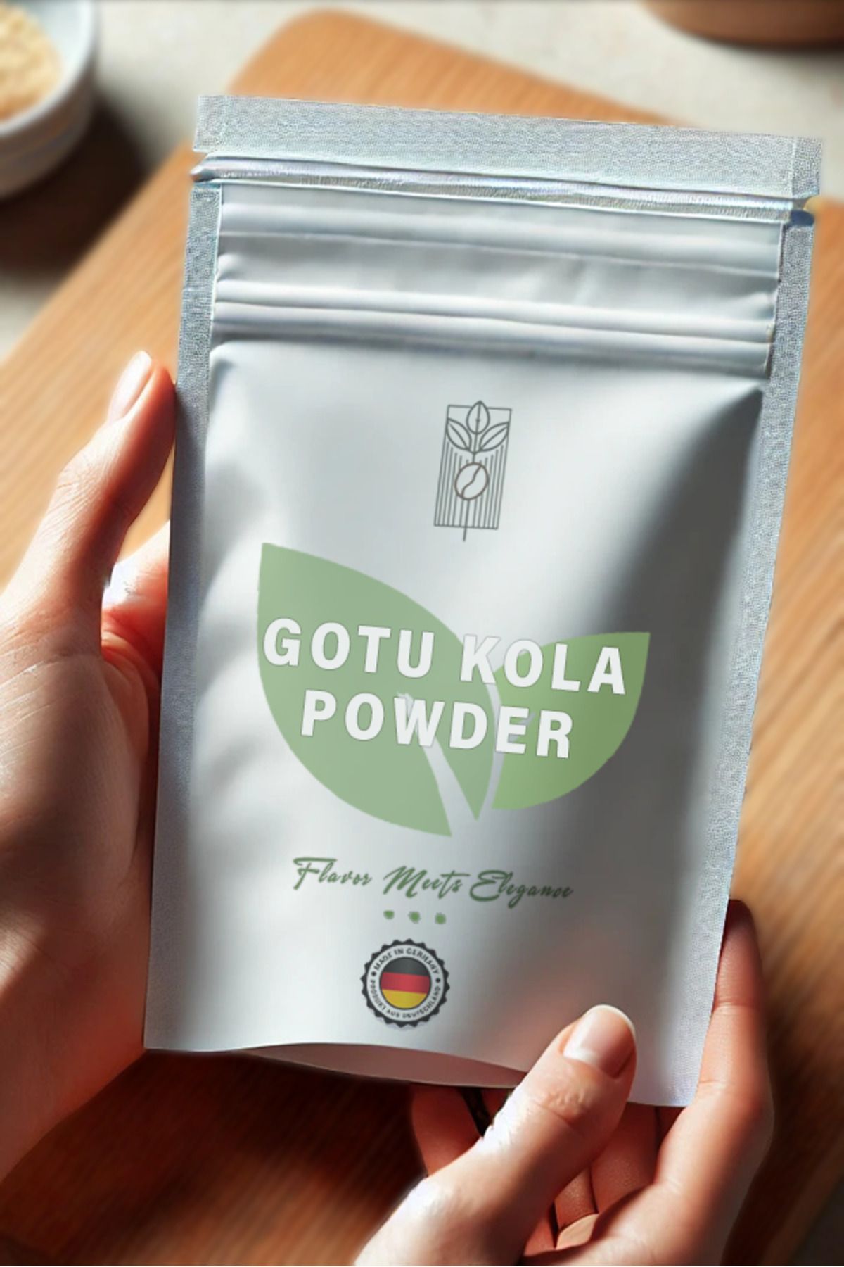 Mel and Mira Organik Gotu Kola Tozu 25g, Premium Herbal Powder, Organik | Vegan | Katkısız