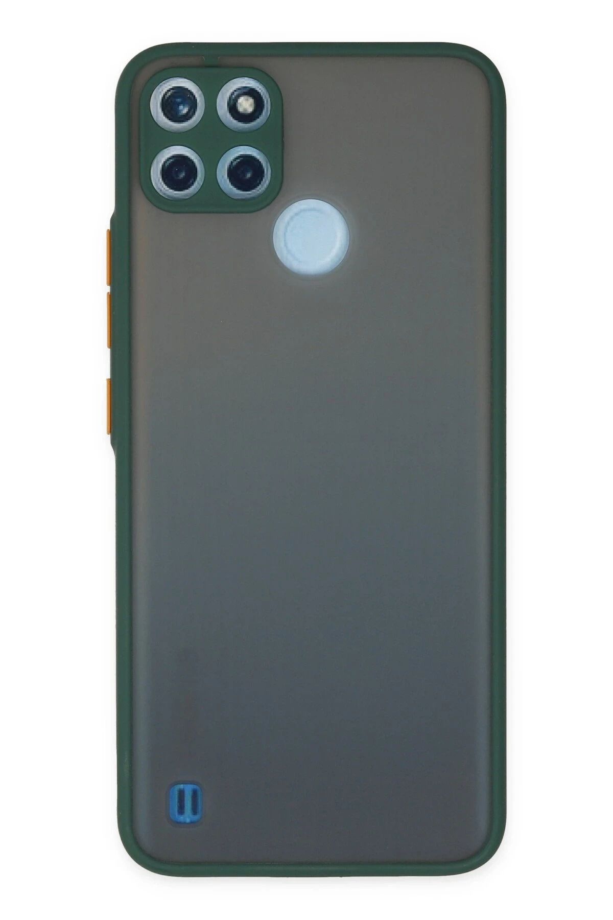CepteToptan Realme C21Y Kılıf Montreal Silikon Kapak - Yeşil