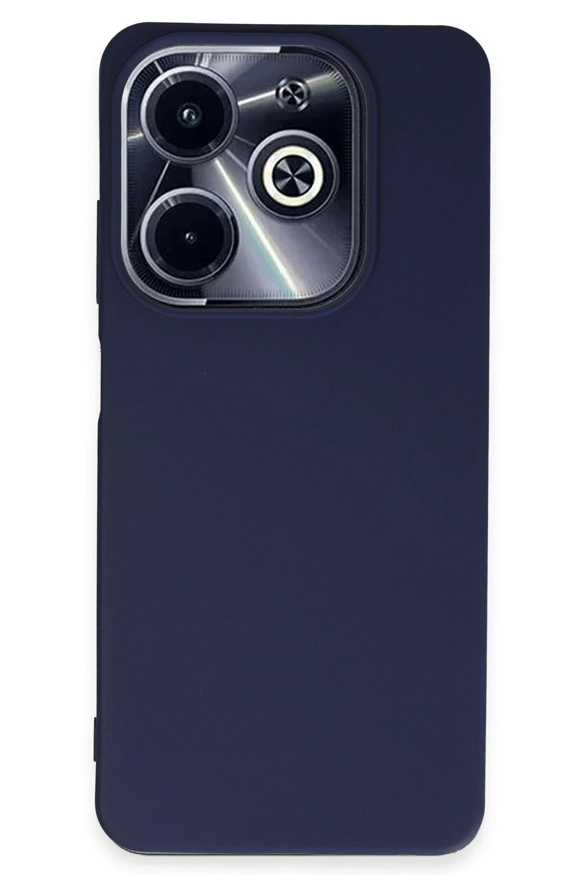 CepteToptan İnfinix Hot 40i Kılıf First Silikon - Lacivert