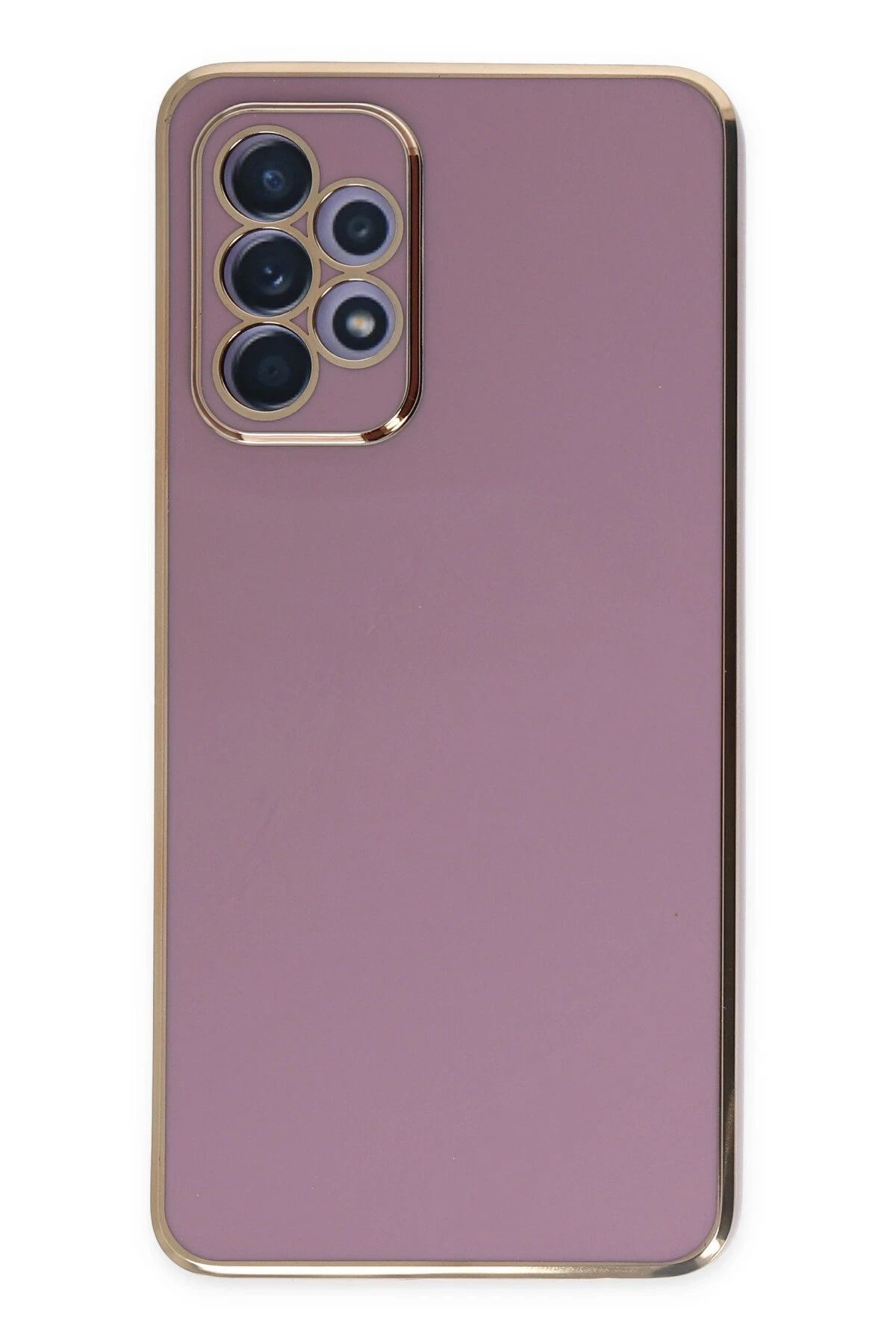 CepteToptan Samsung Galaxy A52 Kılıf Volet Silikon - Mor