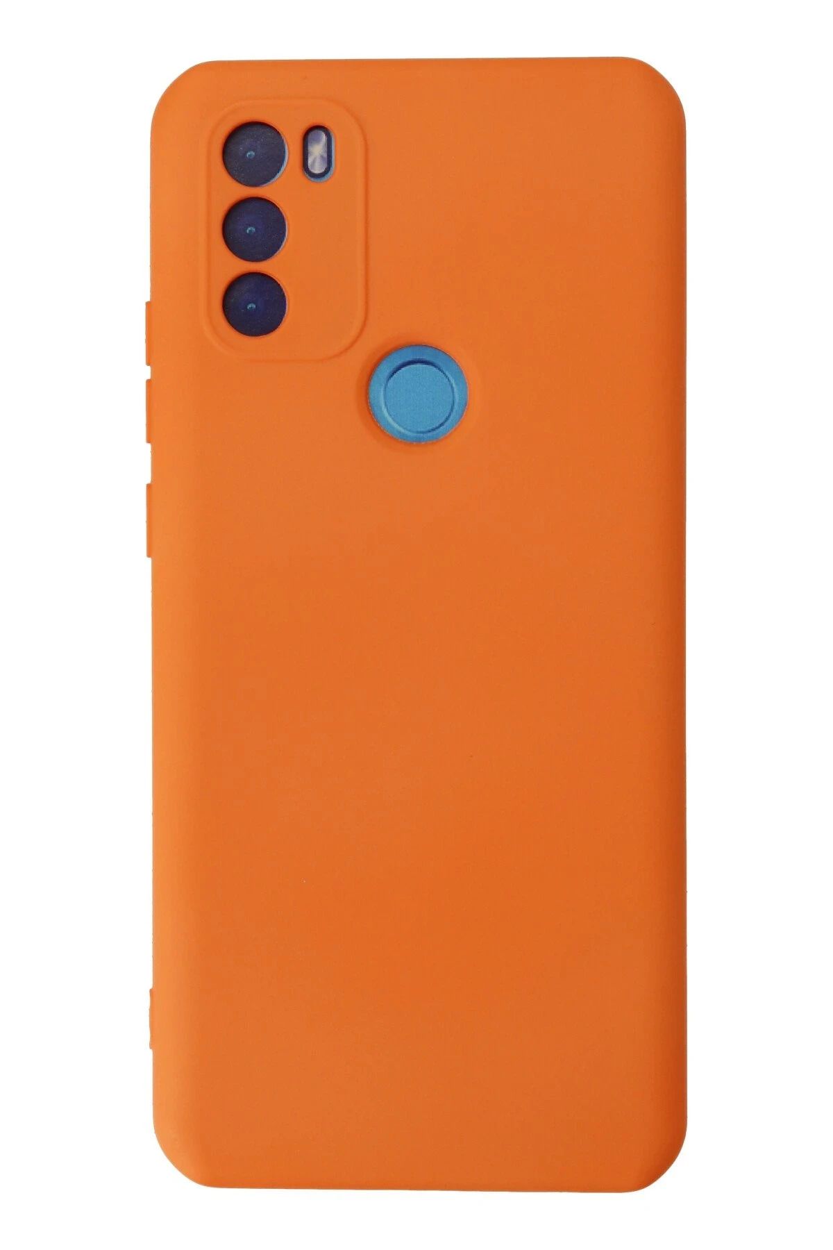 CepteToptan General Mobile GM 21 Plus Kılıf Nano içi Kadife Silikon - Turuncu