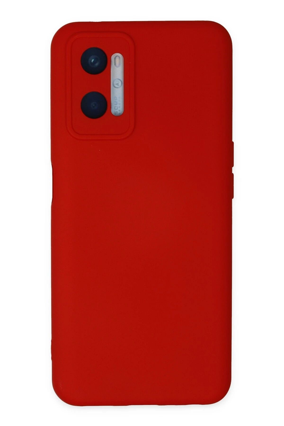 CepteToptan Oppo A96 Kılıf Nano içi Kadife Silikon - Kırmızı