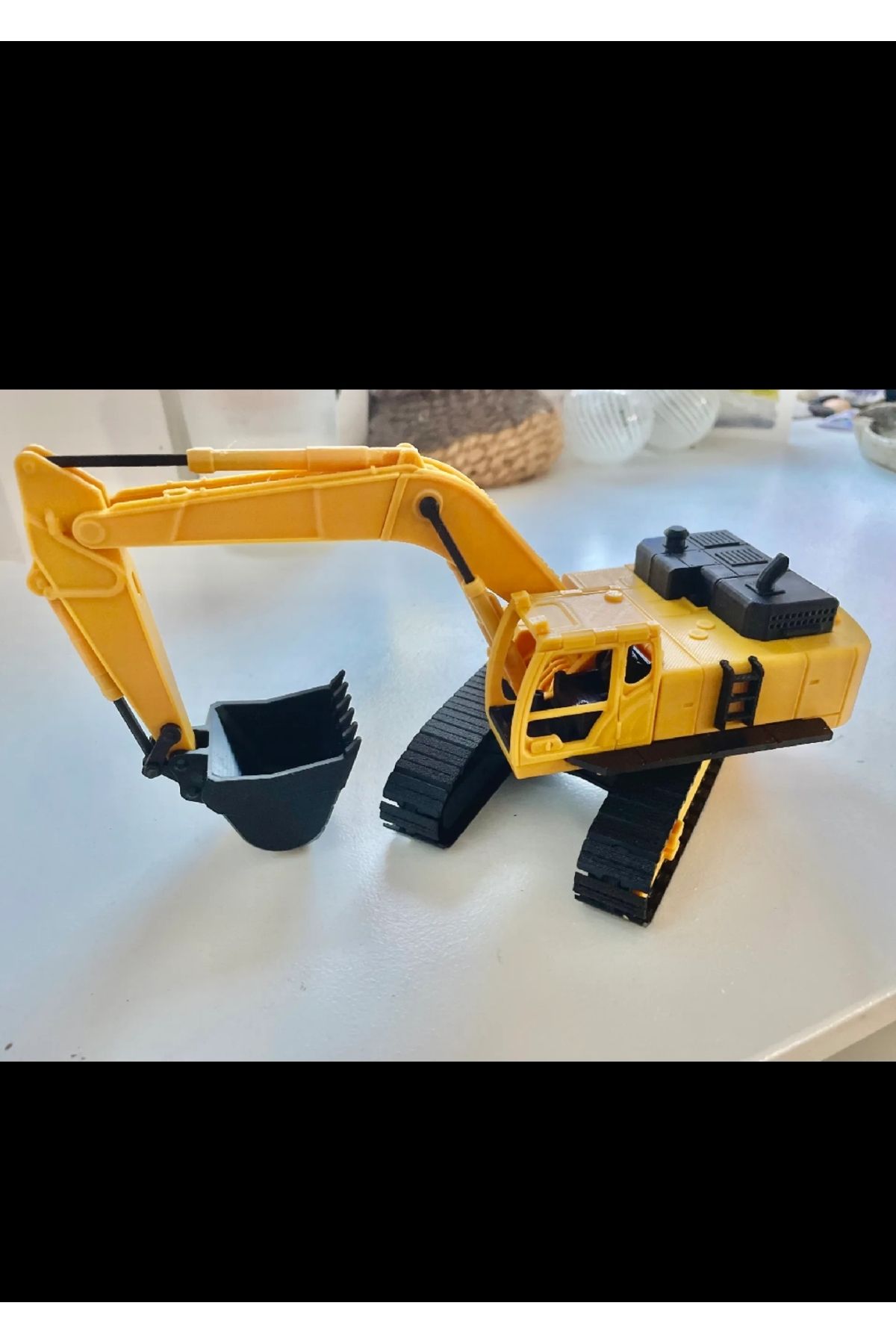 printastic Hareketli Excavator İş Makinası