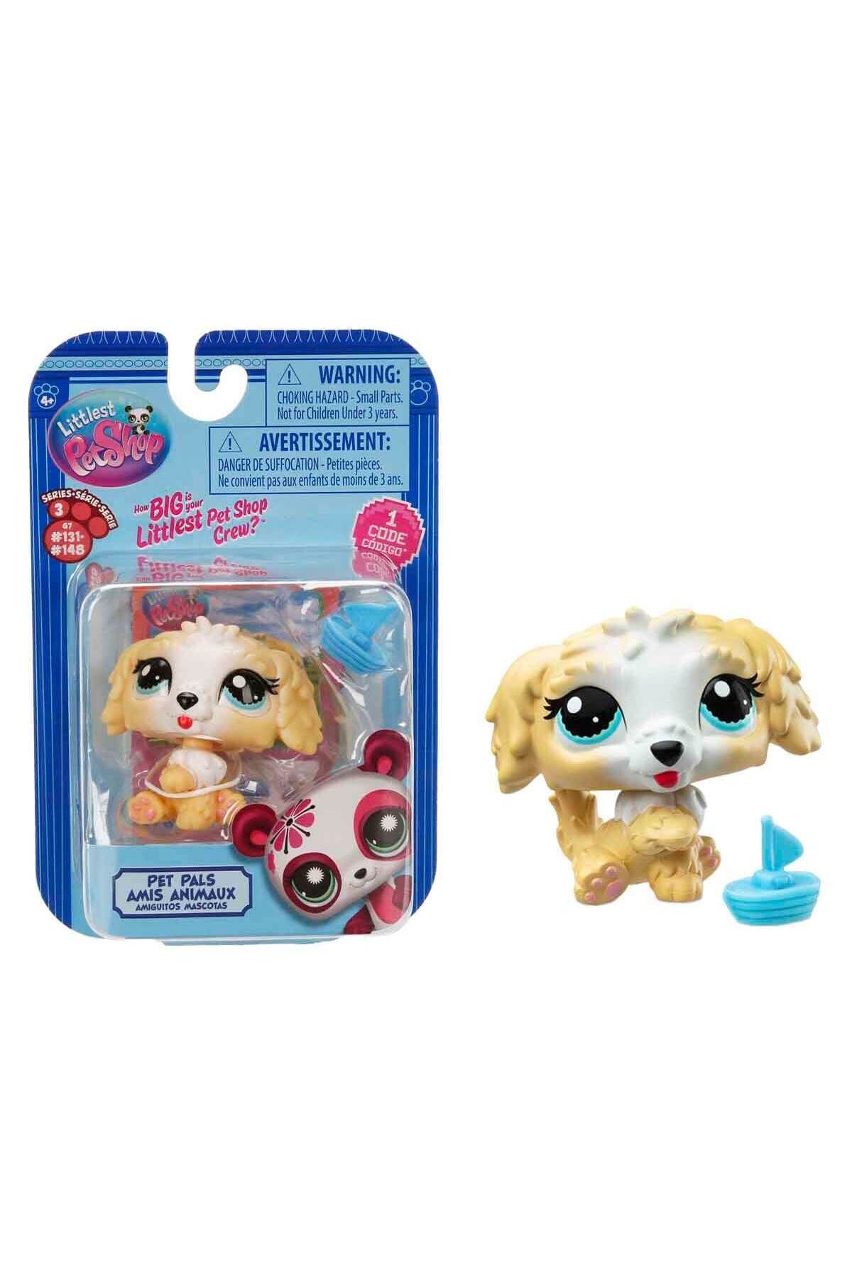 TOYFEST Littlest Pet Shop Minişler Tekli Paket Seri : 3 - NO :135 - Labrodoodle Köpek