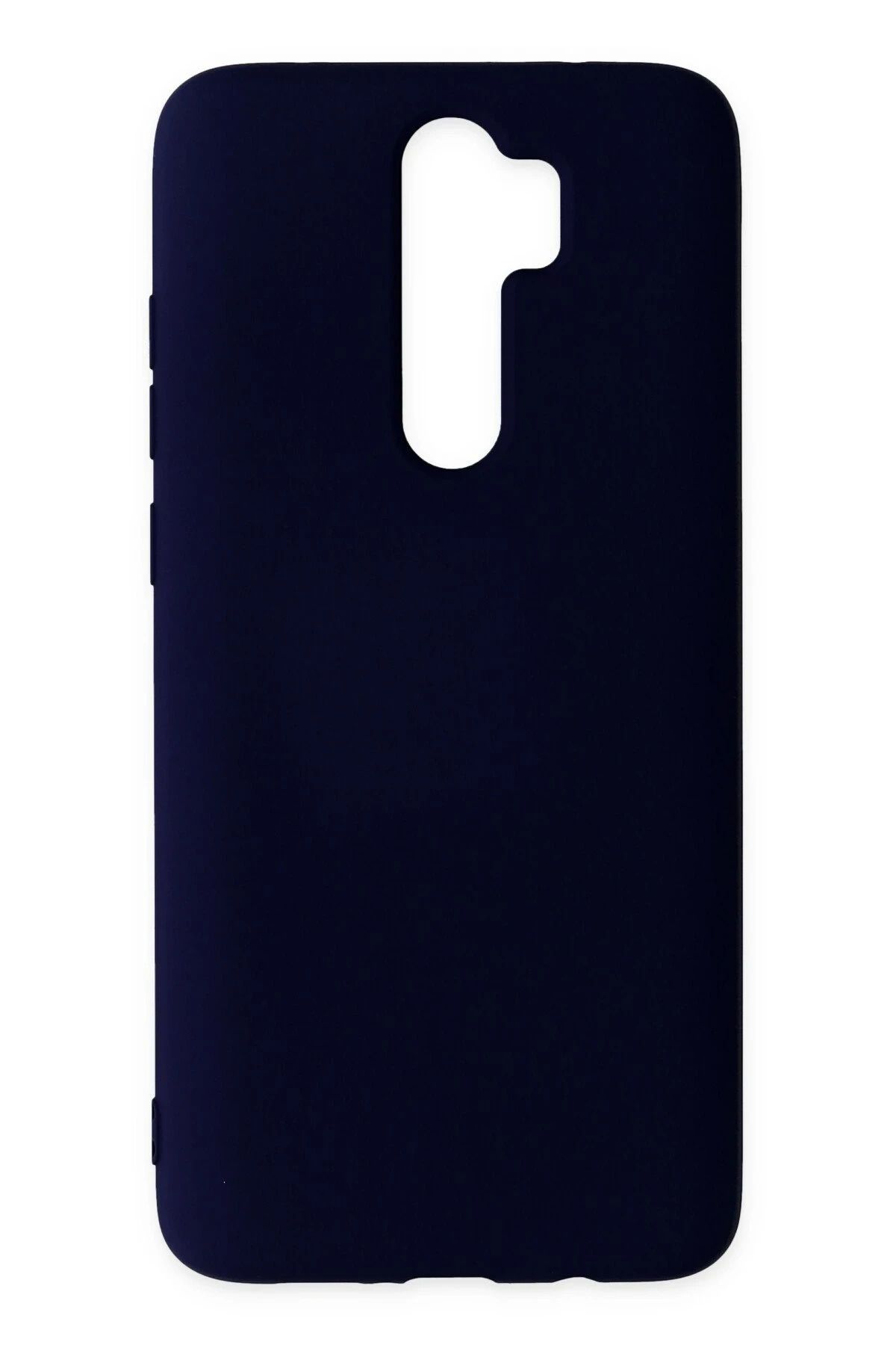 CepteToptan Xiaomi Redmi Note 8 Pro Kılıf Nano içi Kadife Silikon - Lacivert