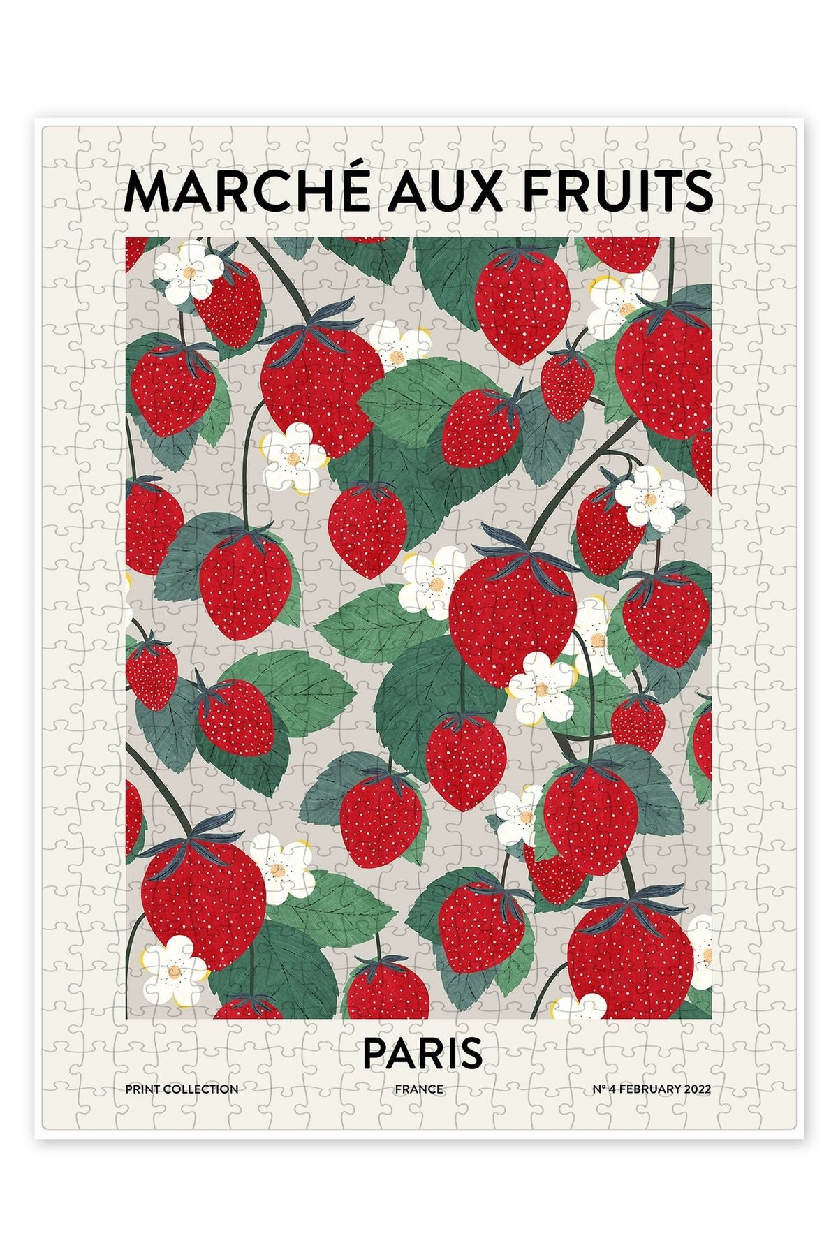 Jeronkarji Marché Aux Fruits Paris 500 Parça Puzzle Yapboz Şehir Manzara Temalı Hobilik