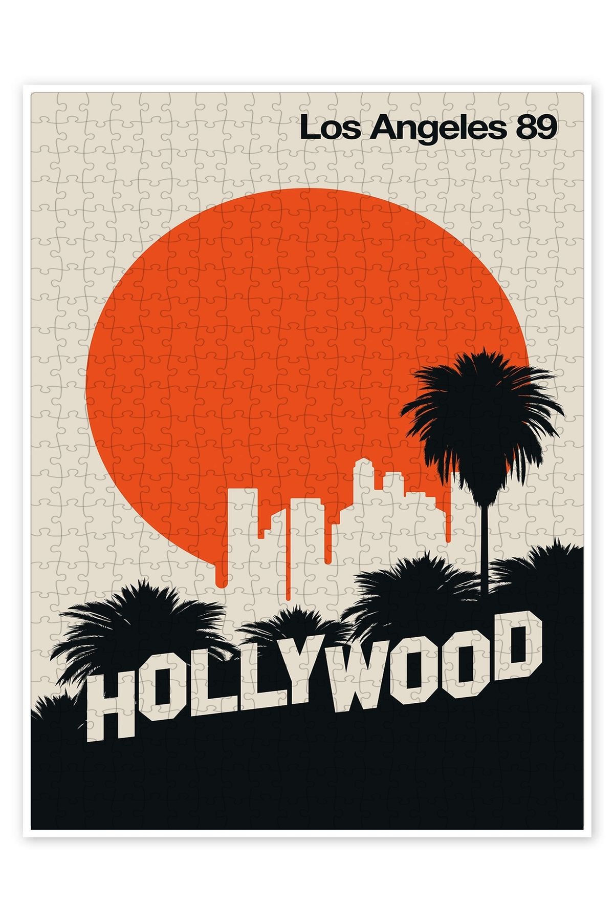 Jeronkarji Los Angeles 89 500 Parça Puzzle Yapboz Klasik Film Temalı