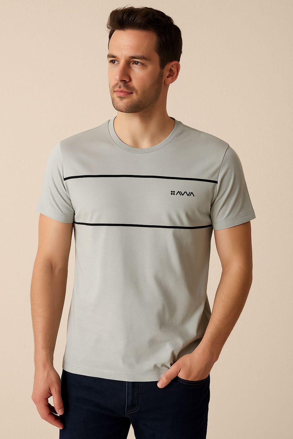 Butik Bisiklet yaka erkek tişört