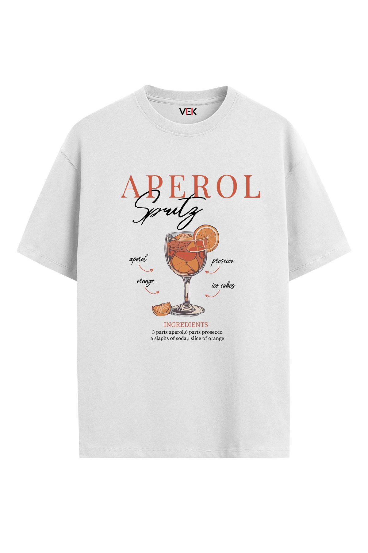 VEK Oversize T-Shirt Aperol Unisex