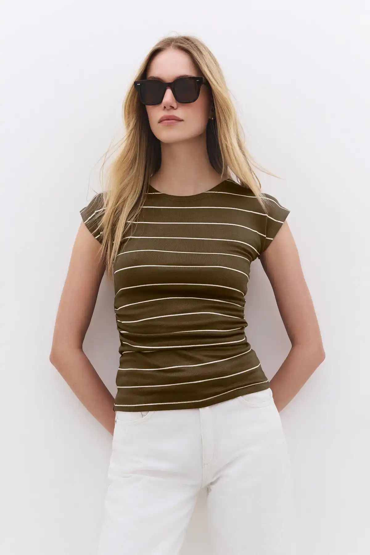 No Matter What Çizgili Basic T-shirt