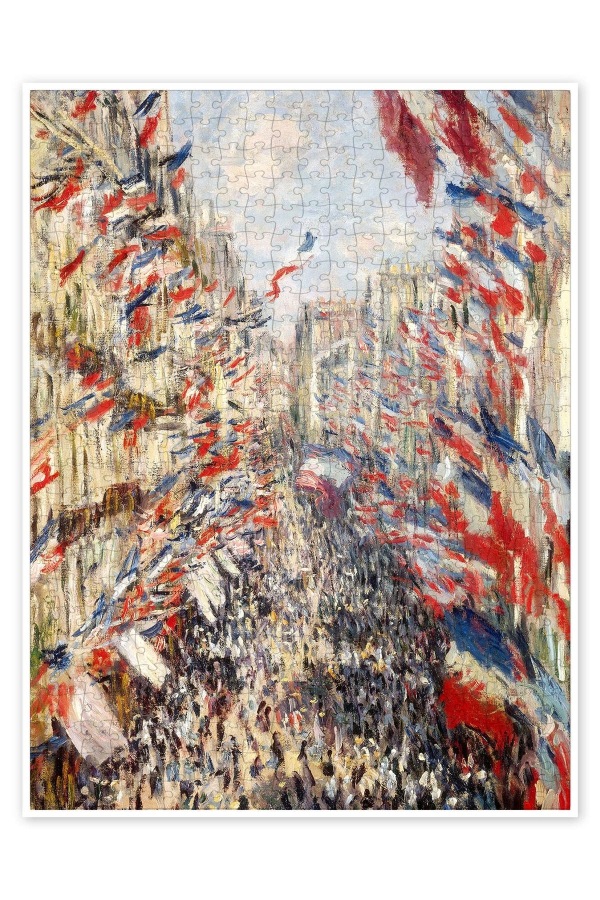 Jeronkarji Rue Montorgueil, Kutlamalar 30 Haziran 500 Parça Puzzle Yapboz Şehir Manzara Temalı Hobilik
